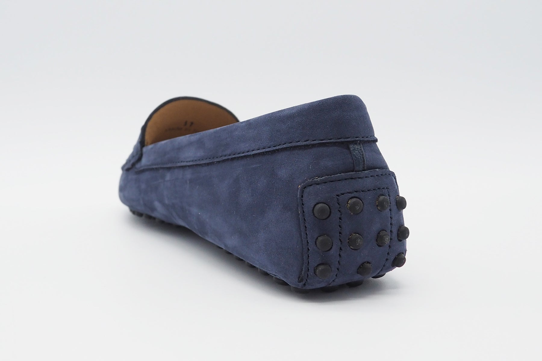 Damen Loafer aus Nubukleder in Blau - Silberspange Damen Loafers & Schnürer Conte V
