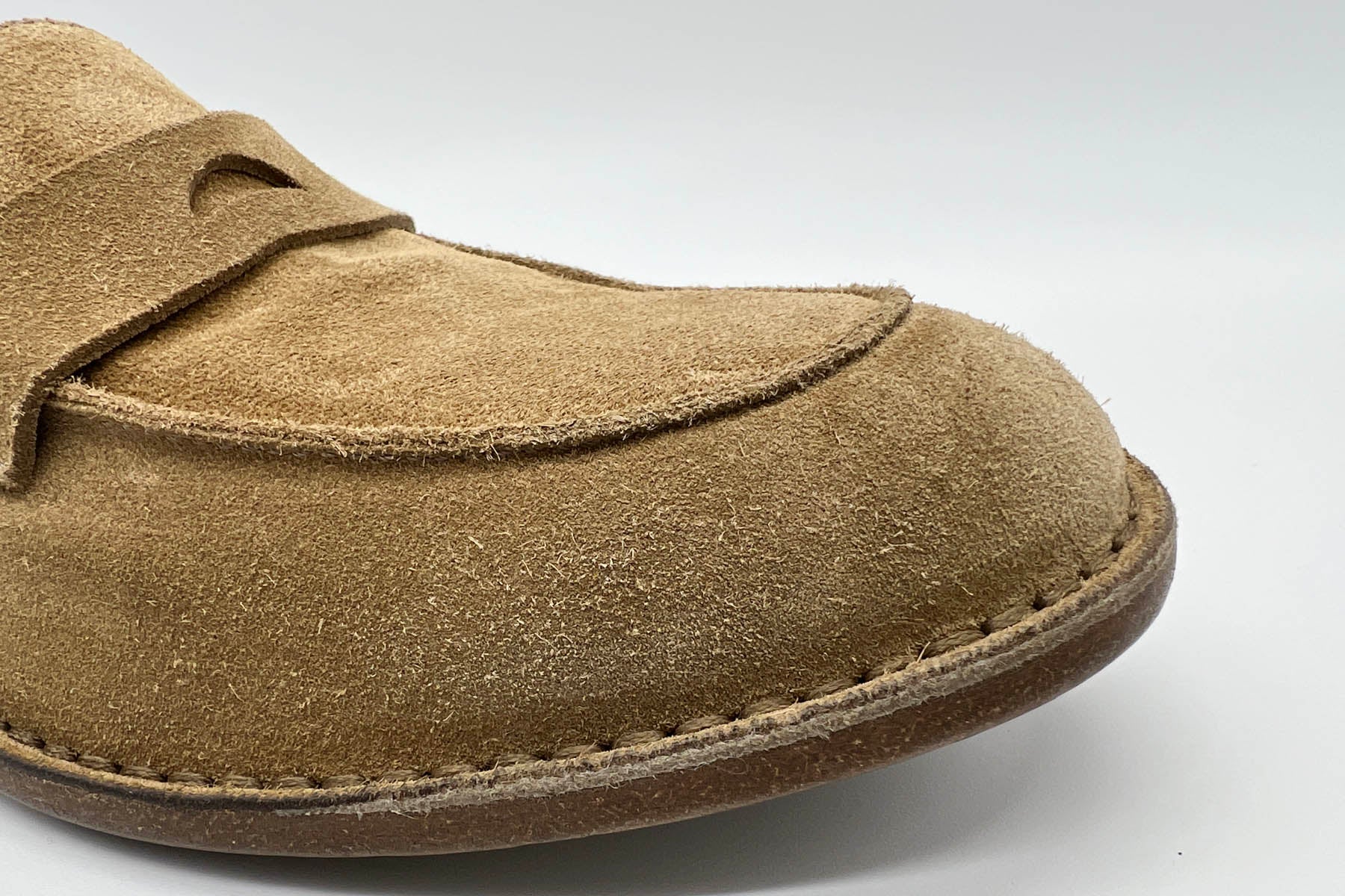 Damen Loafer aus Veloursleder in Mittelbraun Damen Loafers & Schnürer Pantanetti