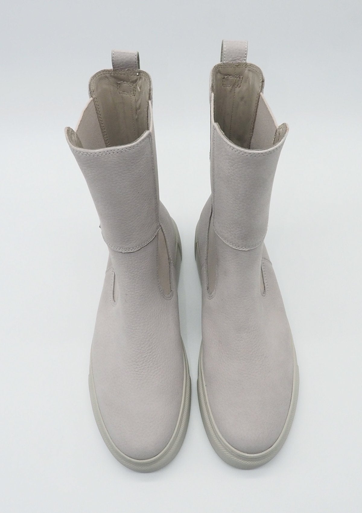 Damen Longchelsea Boot aus Nubukleder in hellem Beige Damen Boots Paul Green