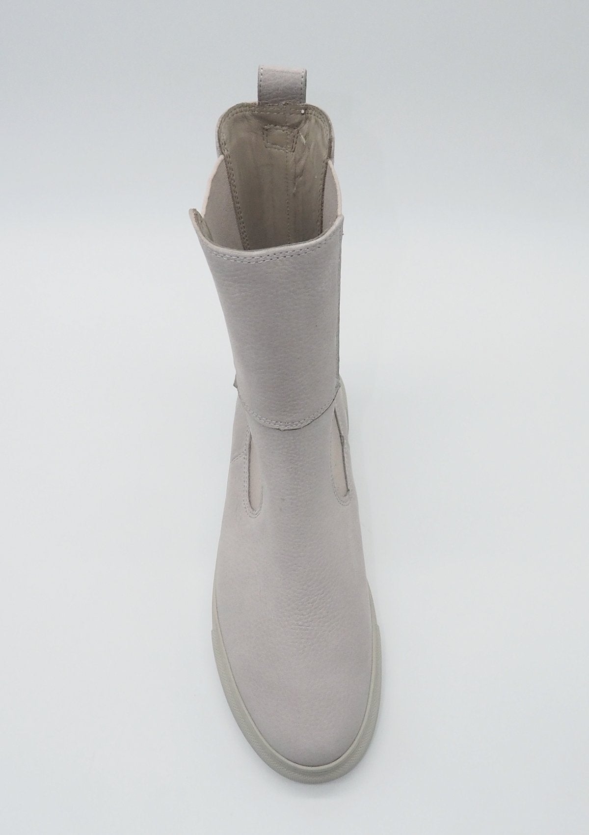 Damen Longchelsea Boot aus Nubukleder in hellem Beige Damen Boots Paul Green