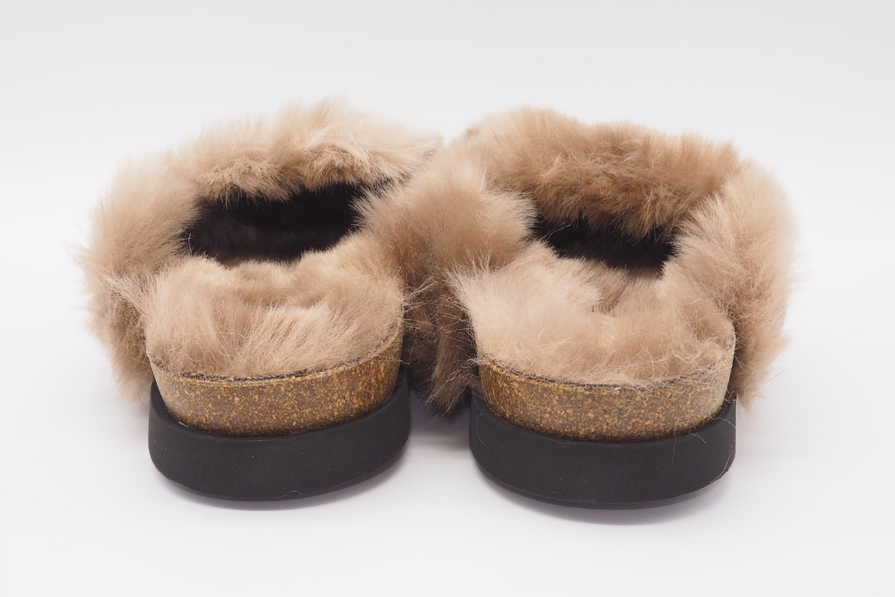 Damen Pantoffel aus Fake-Fur Pelz in Neutral & Rosé Damen Mules & Sabots Gabor