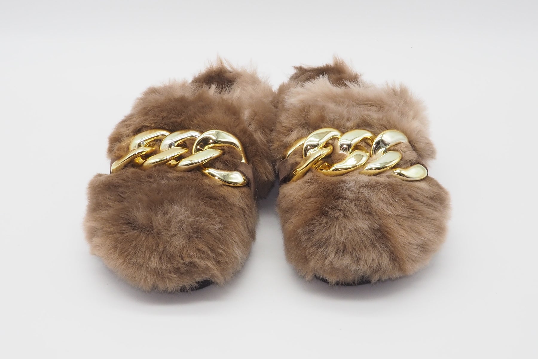Damen Pantoffel aus Fake-Fur Pelz in Neutral & Rosé Damen Mules & Sabots Gabor