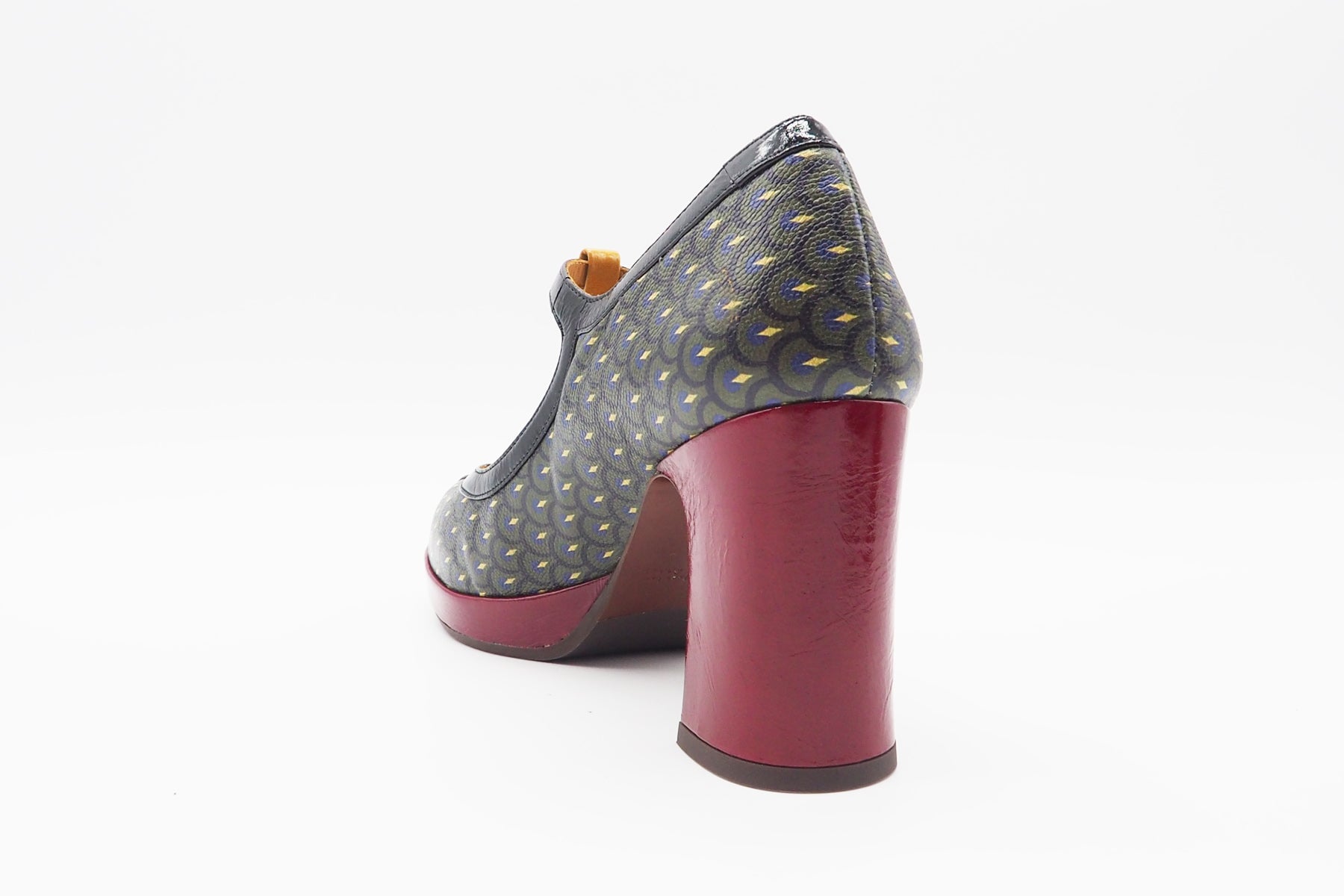 Damen Pumps aus bedrucktem Leder in Multicolor - Absatz 7cm - Dardo Damen Pumps & Slings Chie Mihara