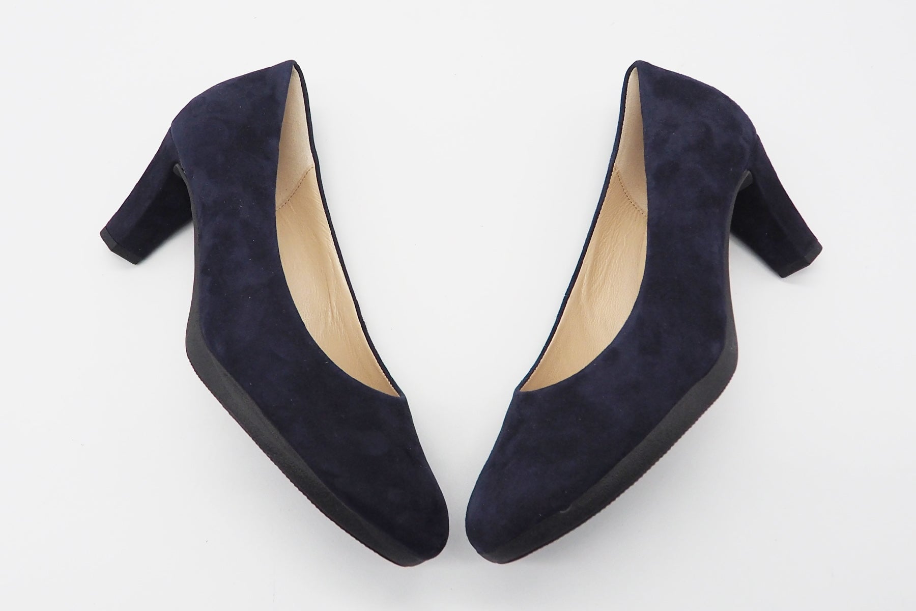 Damen Pumps aus feinem Veloursleder in Mitternachtsblau - Absatz 6,5cm Damen Pumps & Slings Gabor