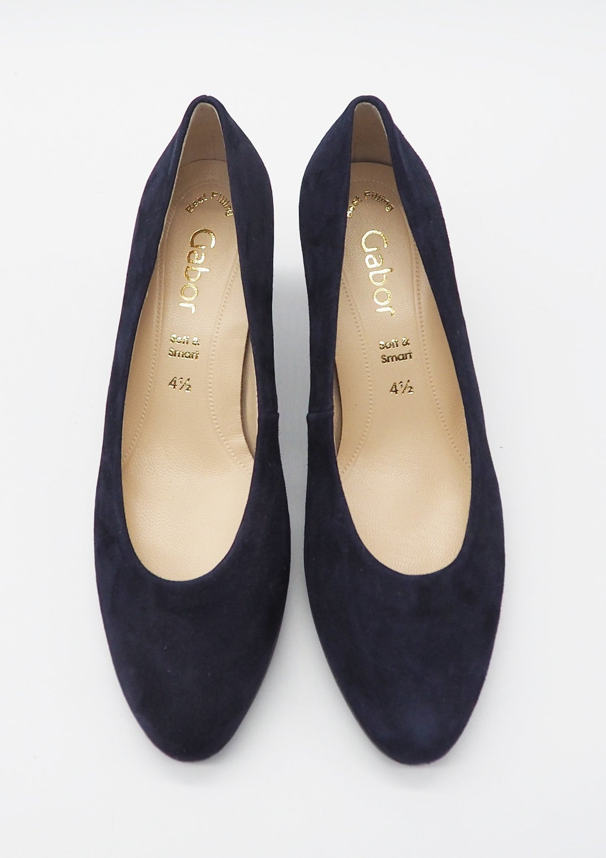 Damen Pumps aus feinem Veloursleder in Mitternachtsblau - Absatz 6,5cm Damen Pumps & Slings Gabor