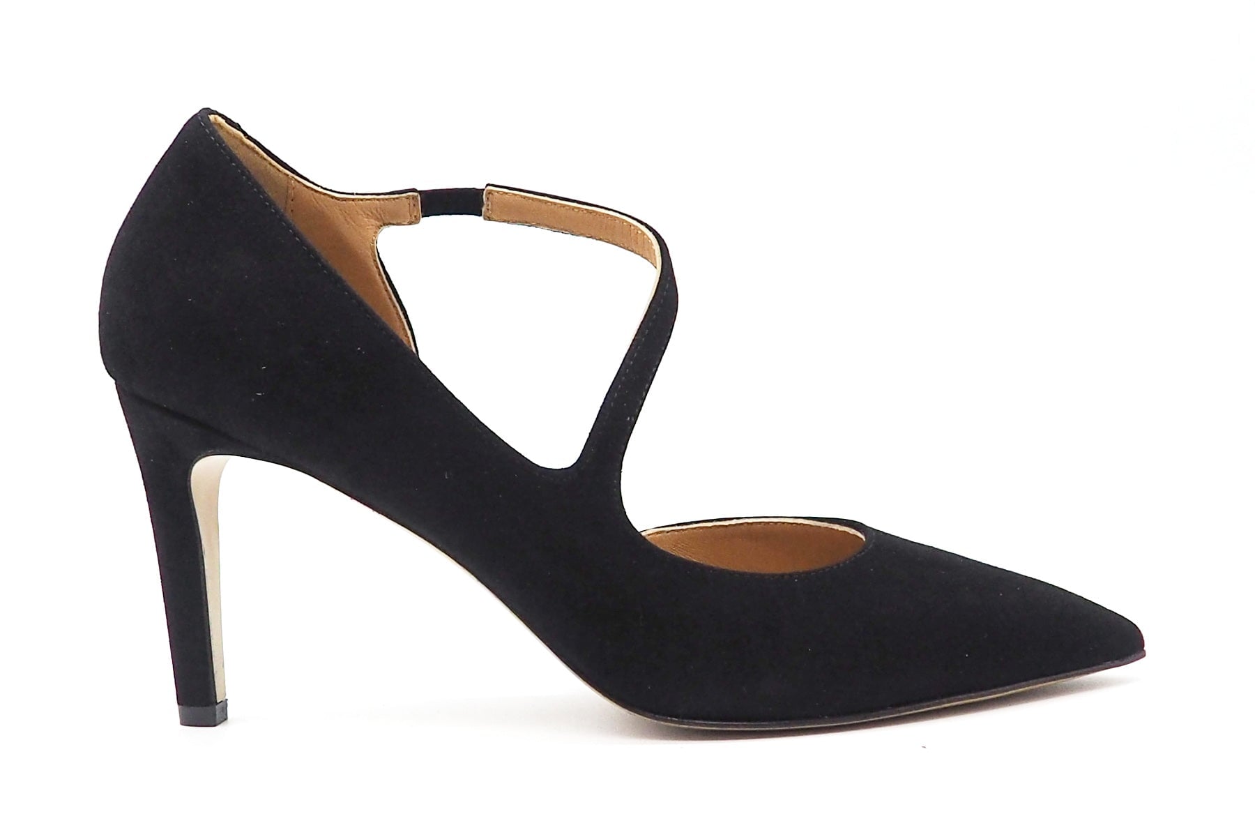 Damen Pumps aus Nubukleder in Schwarz - Absatz 8cm Damen Pumps & Slings Karin