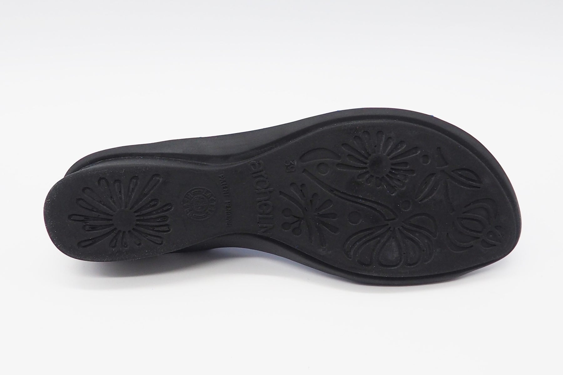 Damen Sandale aus Nubukleder in Blau - Absatz 3cm - Saoxxi Damen Sandalen Arche