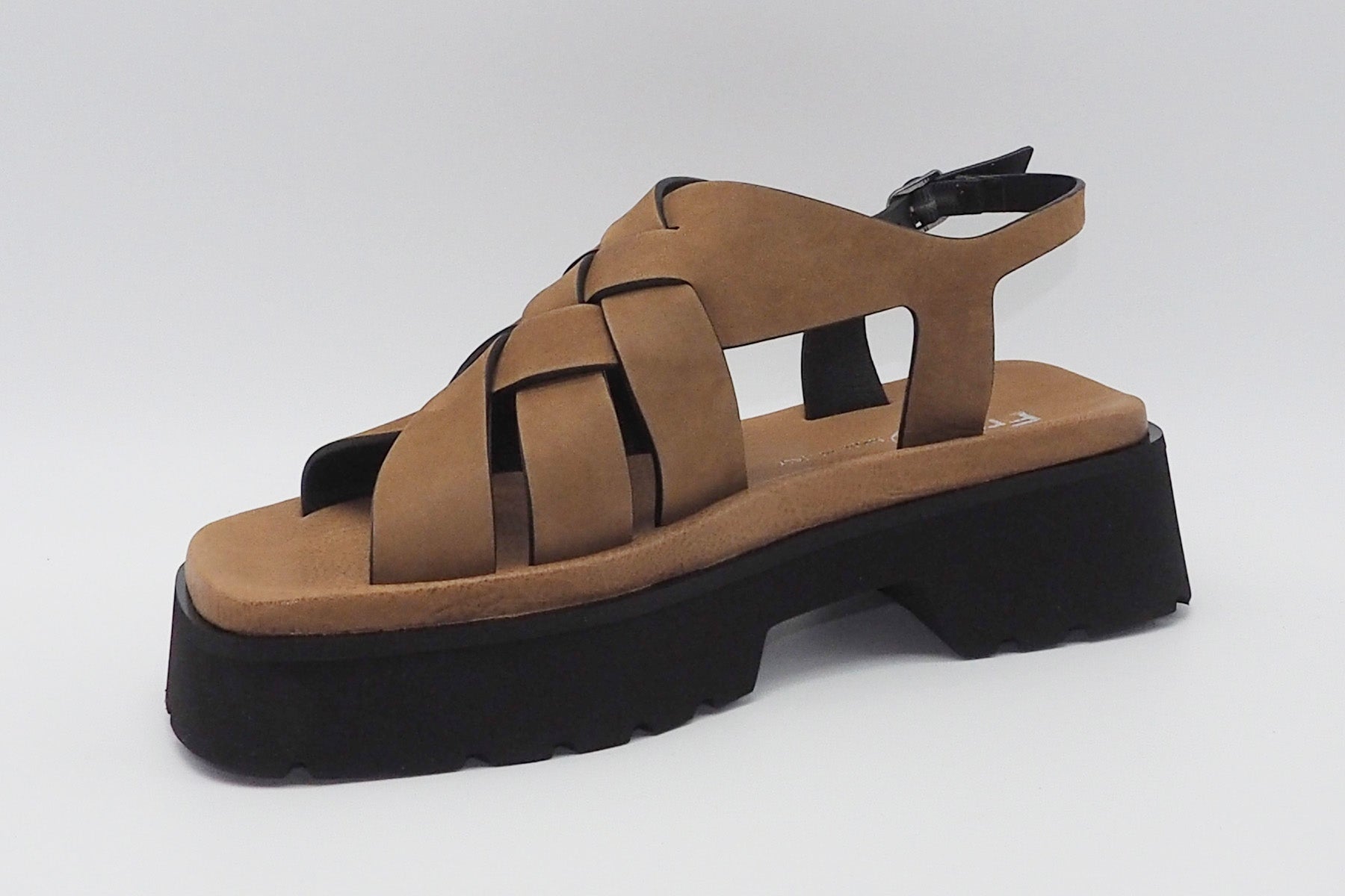 Damen Sandale aus Nubukleder in Schokobraun Damen Mules & Sabots Fruit