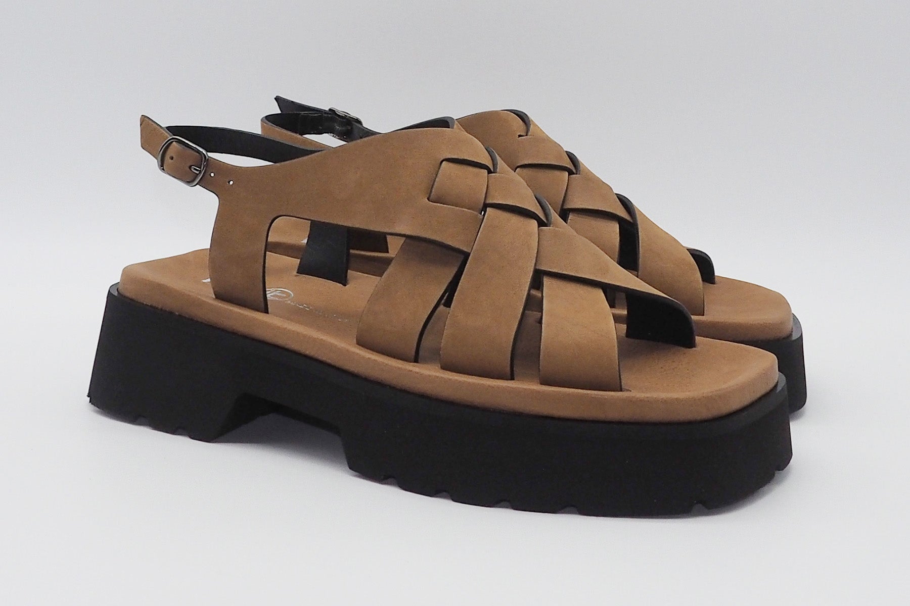 Damen Sandale aus Nubukleder in Schokobraun Damen Mules & Sabots Fruit