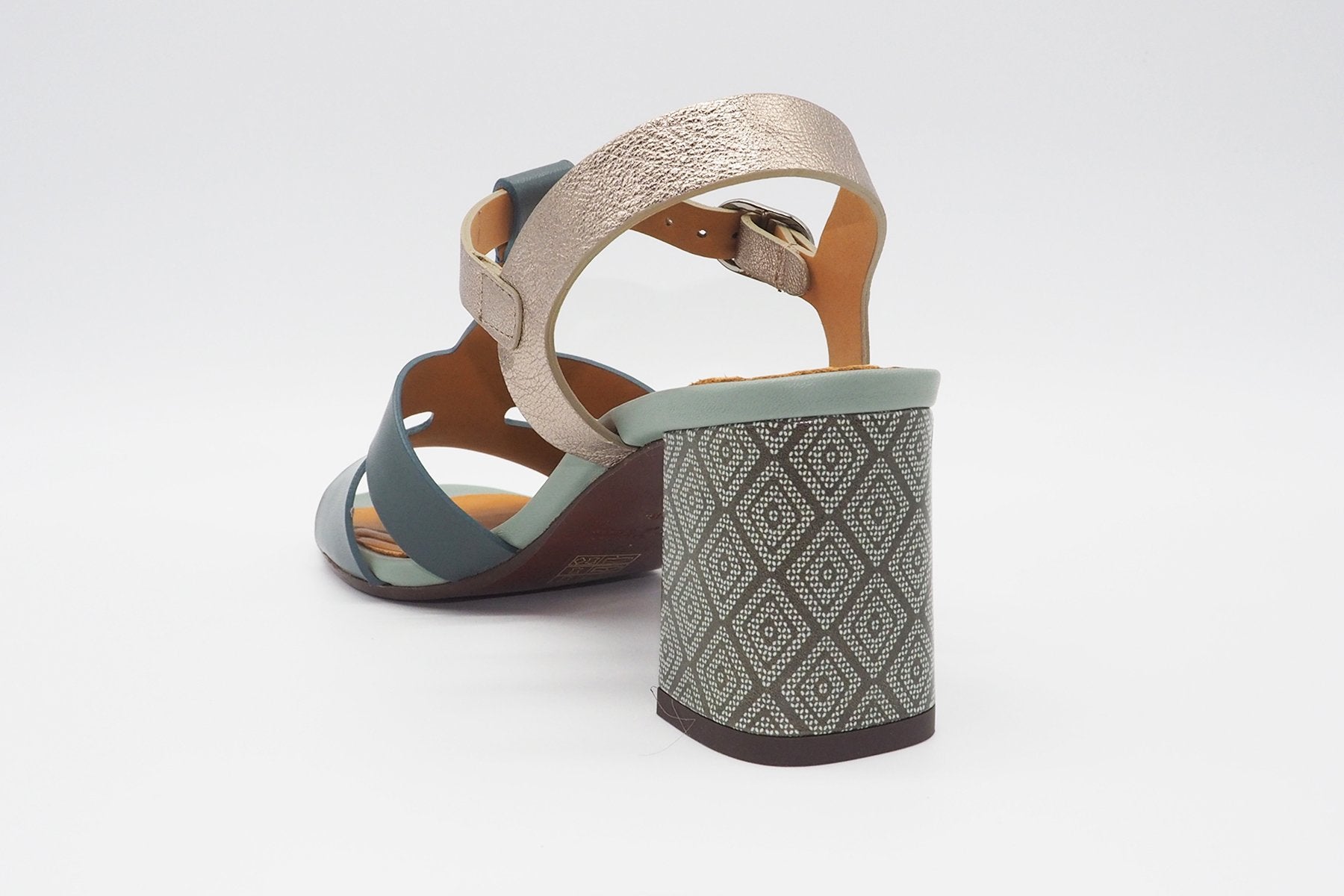 Damen Sandale mit T-Spange in Petrol Damen Sandalen Chie Mihara