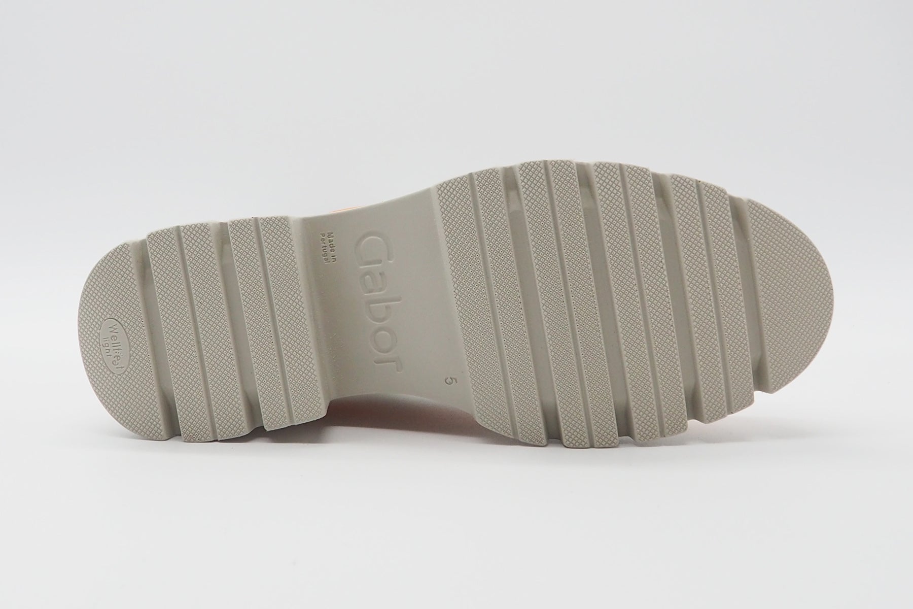 Damen Schnürboot aus Glattleder in Latte & Orange - Innenfutter Fell Damen Schnürboots Gabor