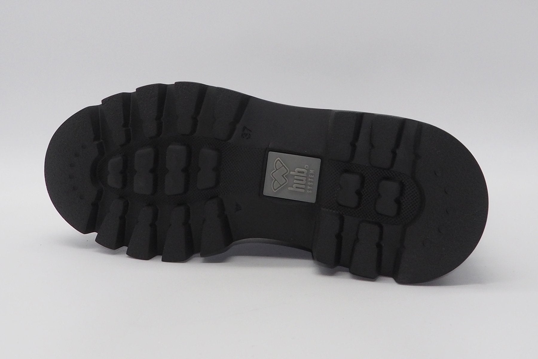 Damen Schnürboots auf Volumensohle aus Leder in Schwarz Damen Schnürboots Karin