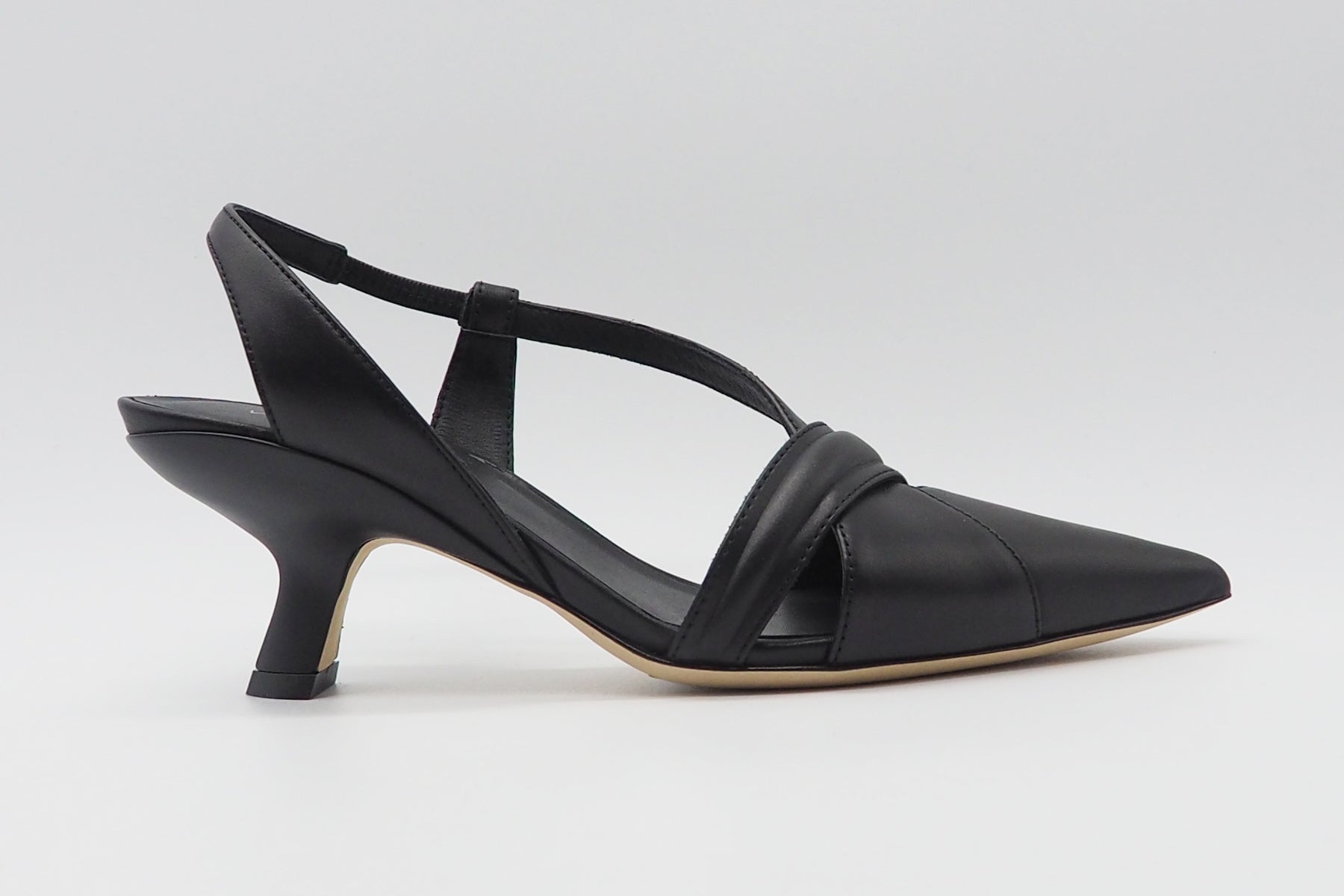 Damen Sling aus Glattleder in Schwarz - Absatz 6cm Damen Pumps & Slings Vic Matié