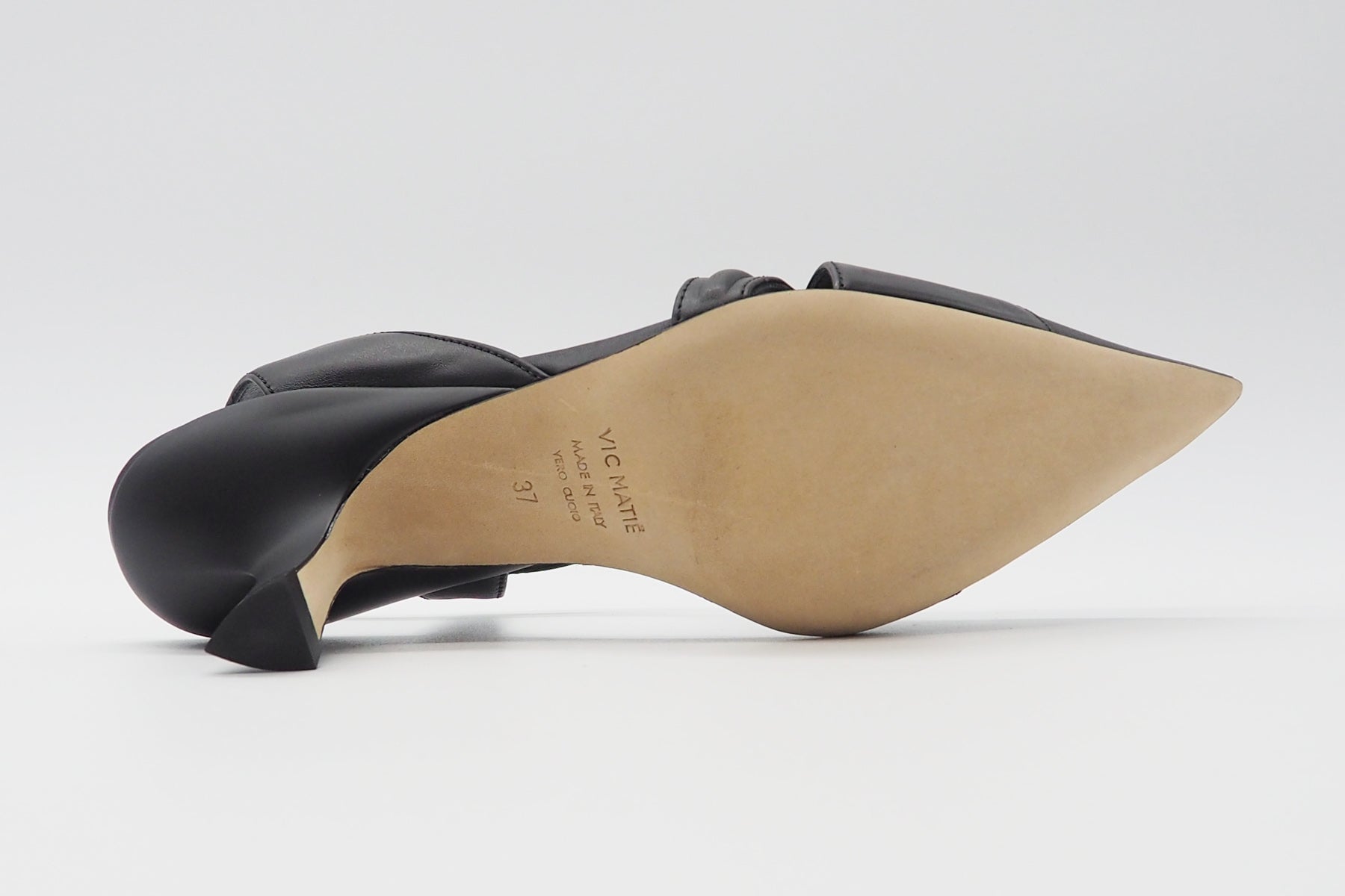 Damen Sling aus Glattleder in Schwarz - Absatz 6cm Damen Pumps & Slings Vic Matié