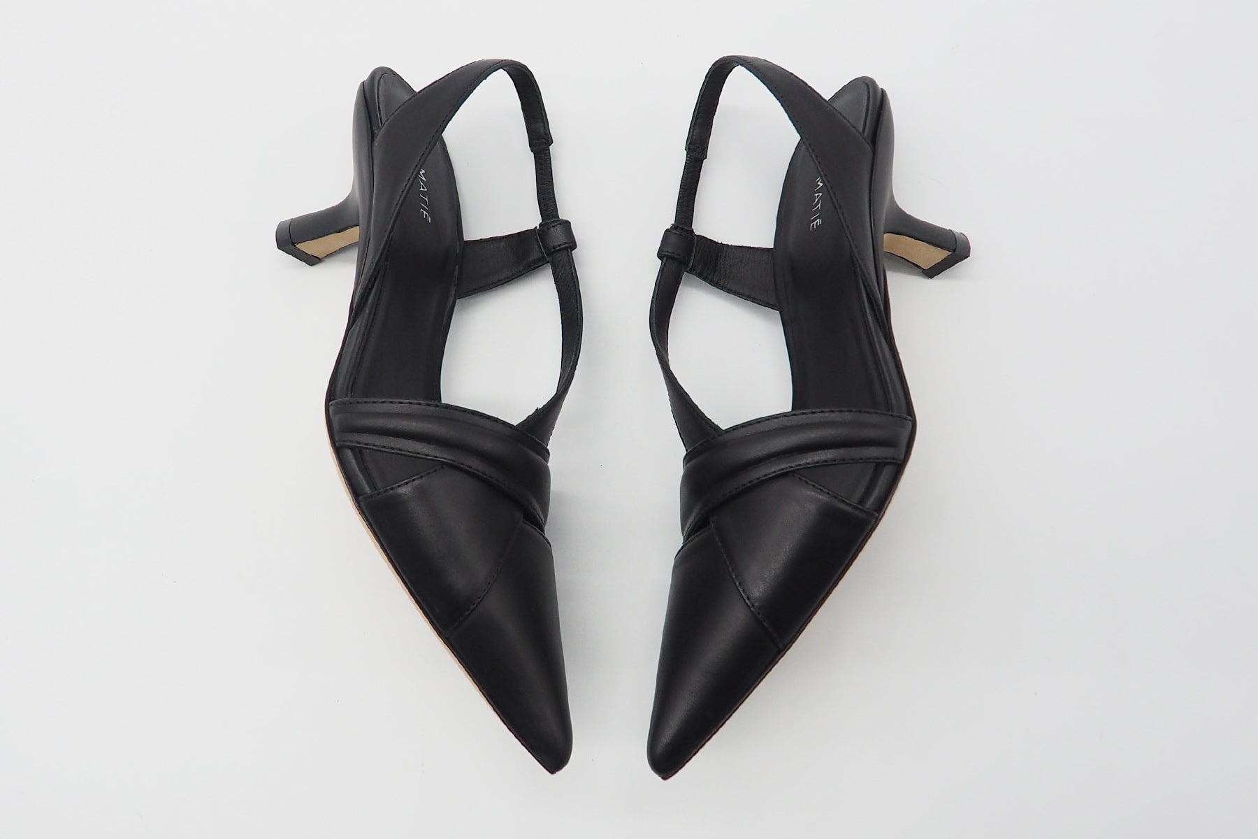 Damen Sling aus Glattleder in Schwarz - Absatz 6cm Damen Pumps & Slings Vic Matié