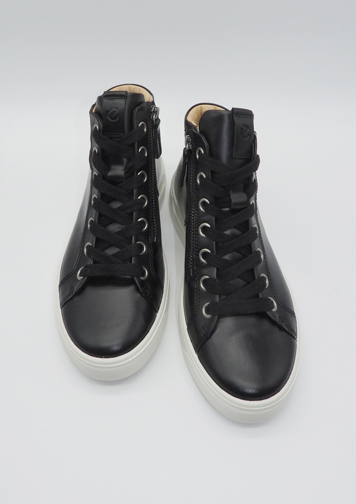 Damen Sneaker aus Glattleder in Schwarz Damen Sneakers Ecco