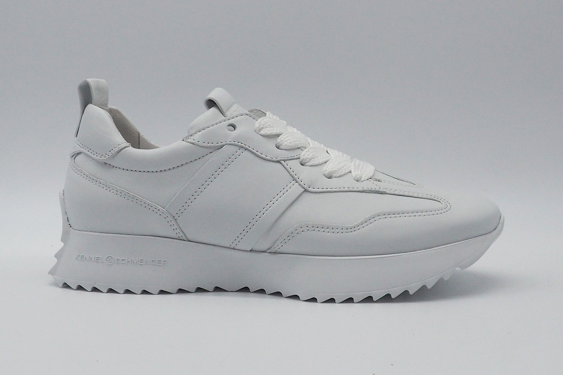 Damen Sneaker aus Leder in Weiß Damen Sneakers Kennel & Schmenger