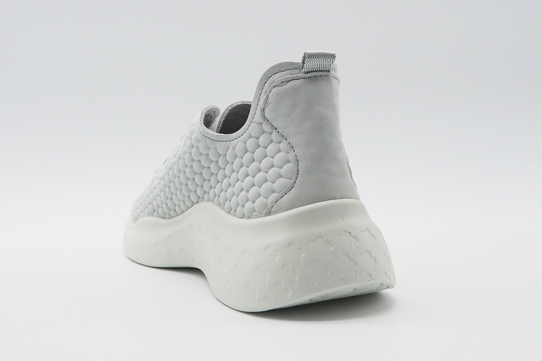 Damen Sneaker aus Leder mit Thermoprägung in Hellgrau Damen Sneakers Ecco