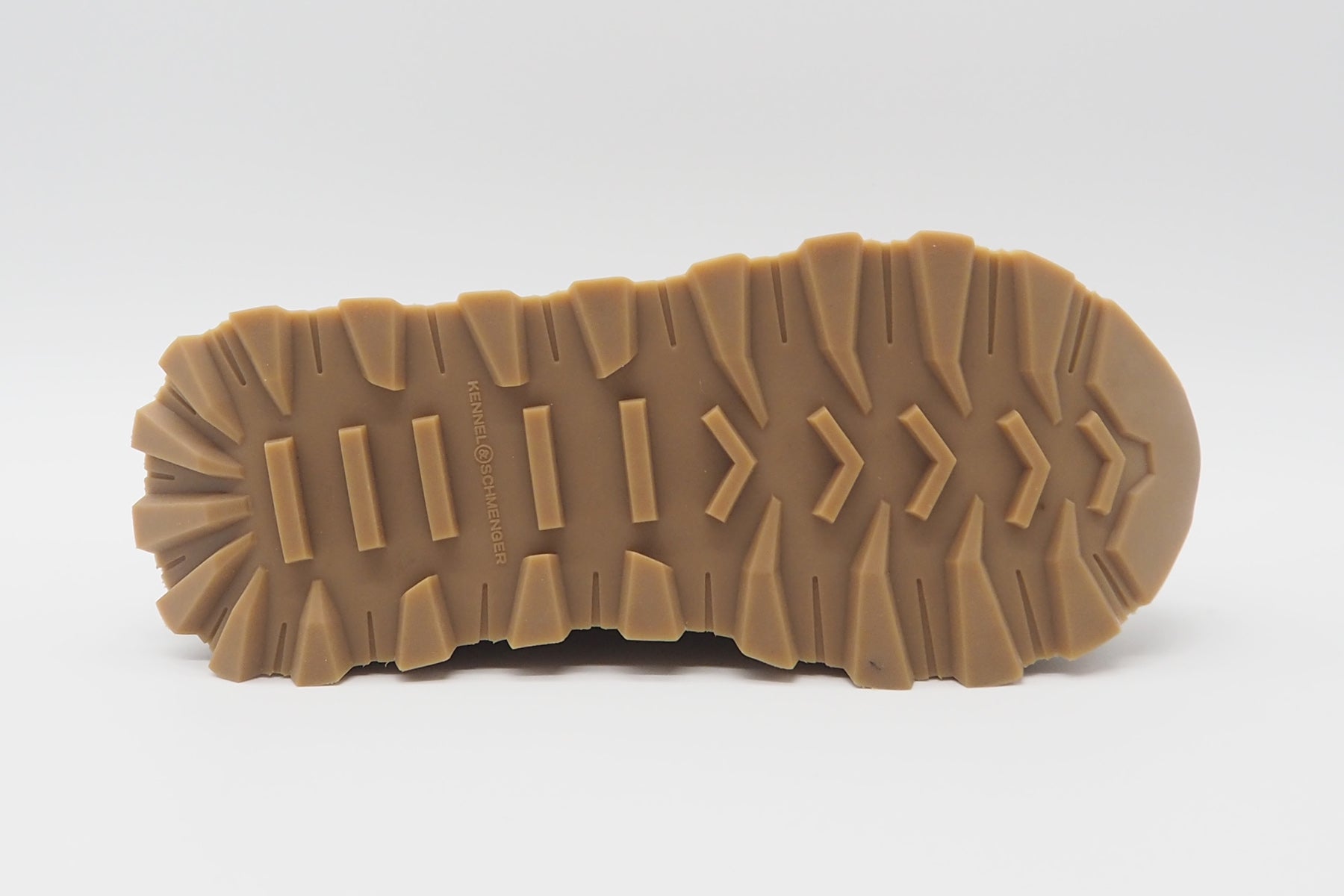 Damen Sneaker aus Nubukleder in Camel mit Leo-Print an der Ferse Damen Sneaker Kennel & Schmenger