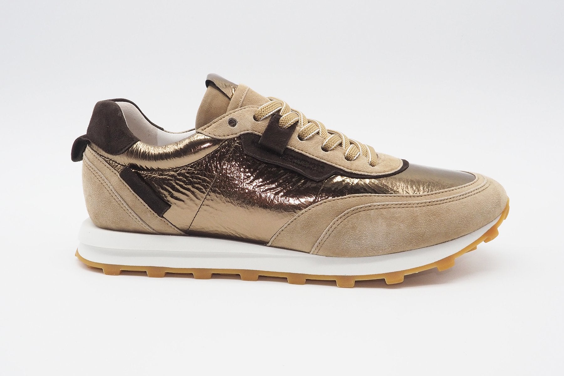 Damen Sneaker aus Veloursleder in Hellbraun Damen Sneaker Kennel & Schmenger