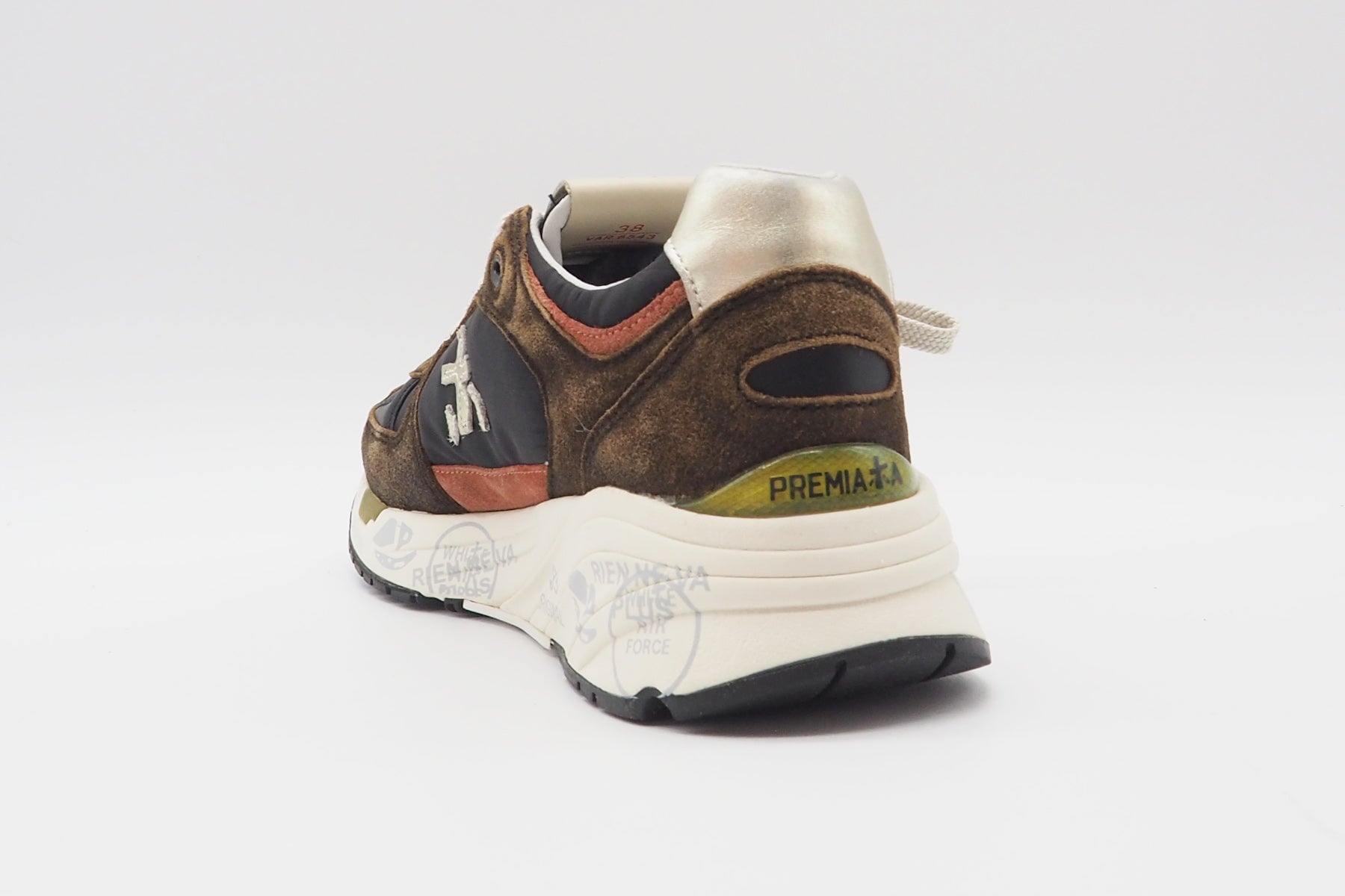 Damen Sneaker aus Veloursleder & Nylon in Braun Damen Sneaker Premiata