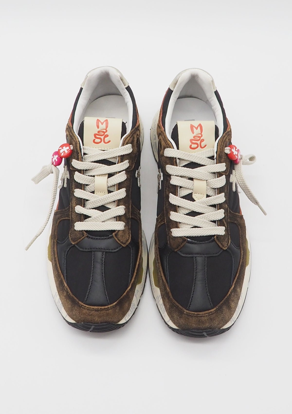 Damen Sneaker aus Veloursleder & Nylon in Braun Damen Sneaker Premiata