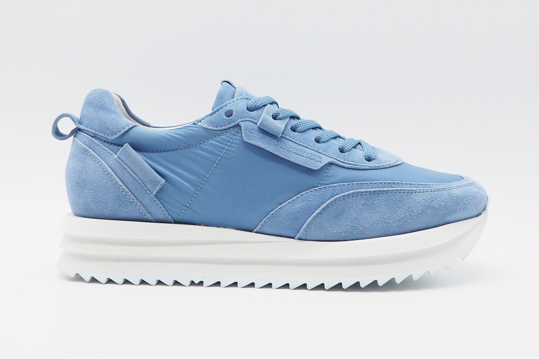 Damen Sneaker aus Veloursleder & Nylon in Hellblau Damen Sneakers Kennel & Schmenger