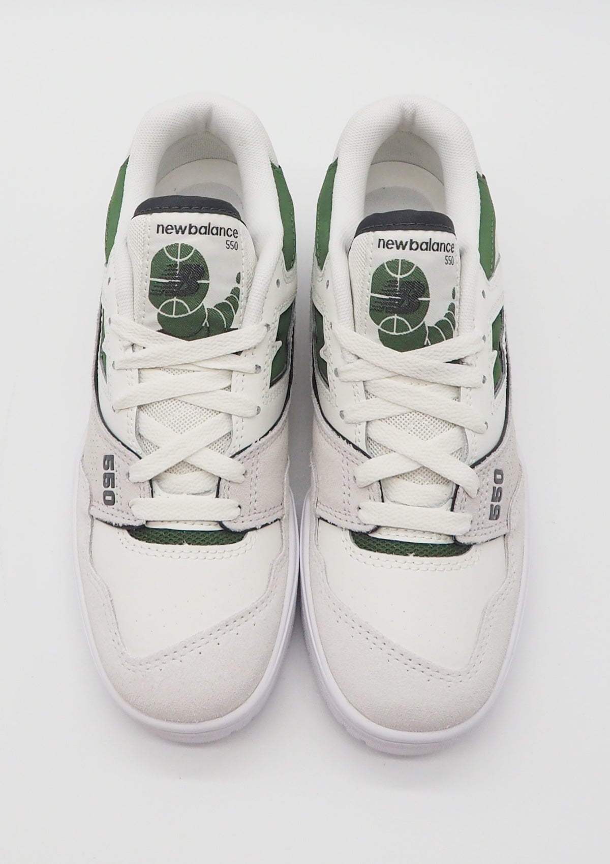 Damen Sneaker BBW550SG aus Leder in Weiß, Grau & Grün Damen Sneaker New Balance