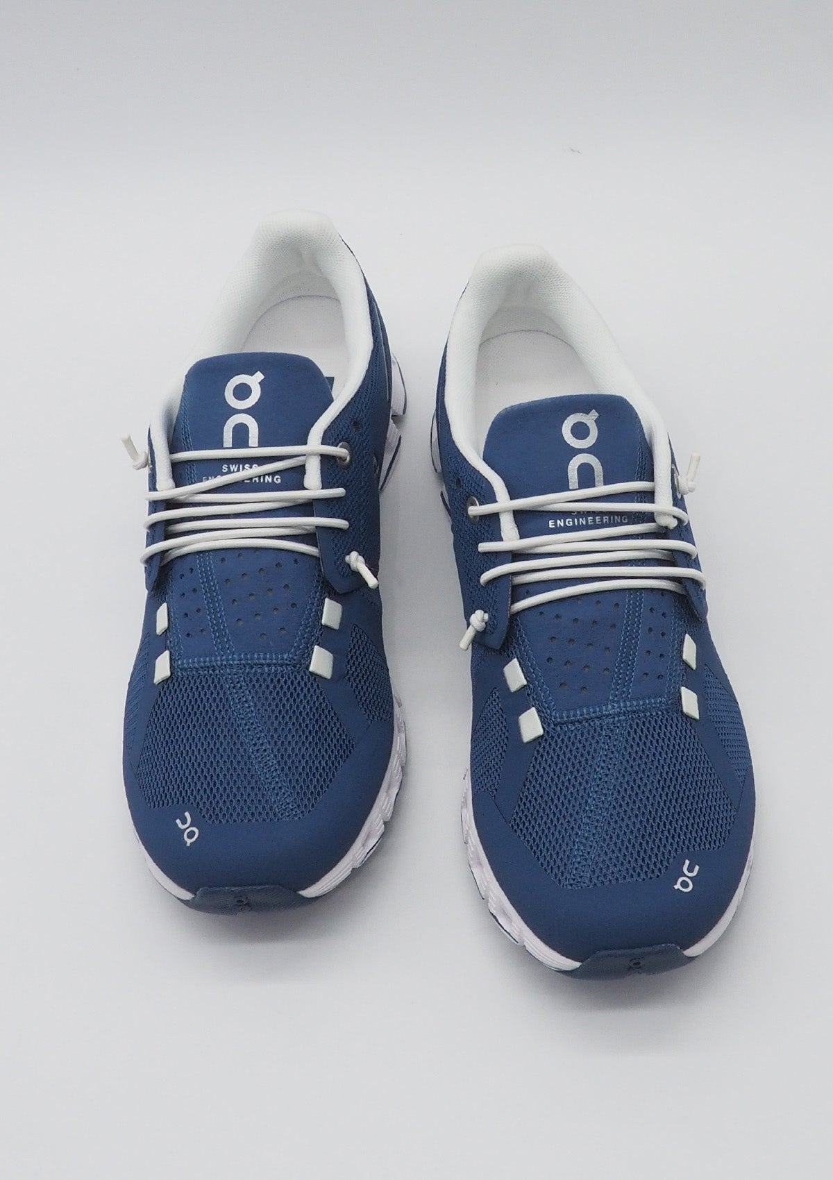 Damen Sneaker "Cloud" aus Mesh in Denim/White Damen Sneakers On