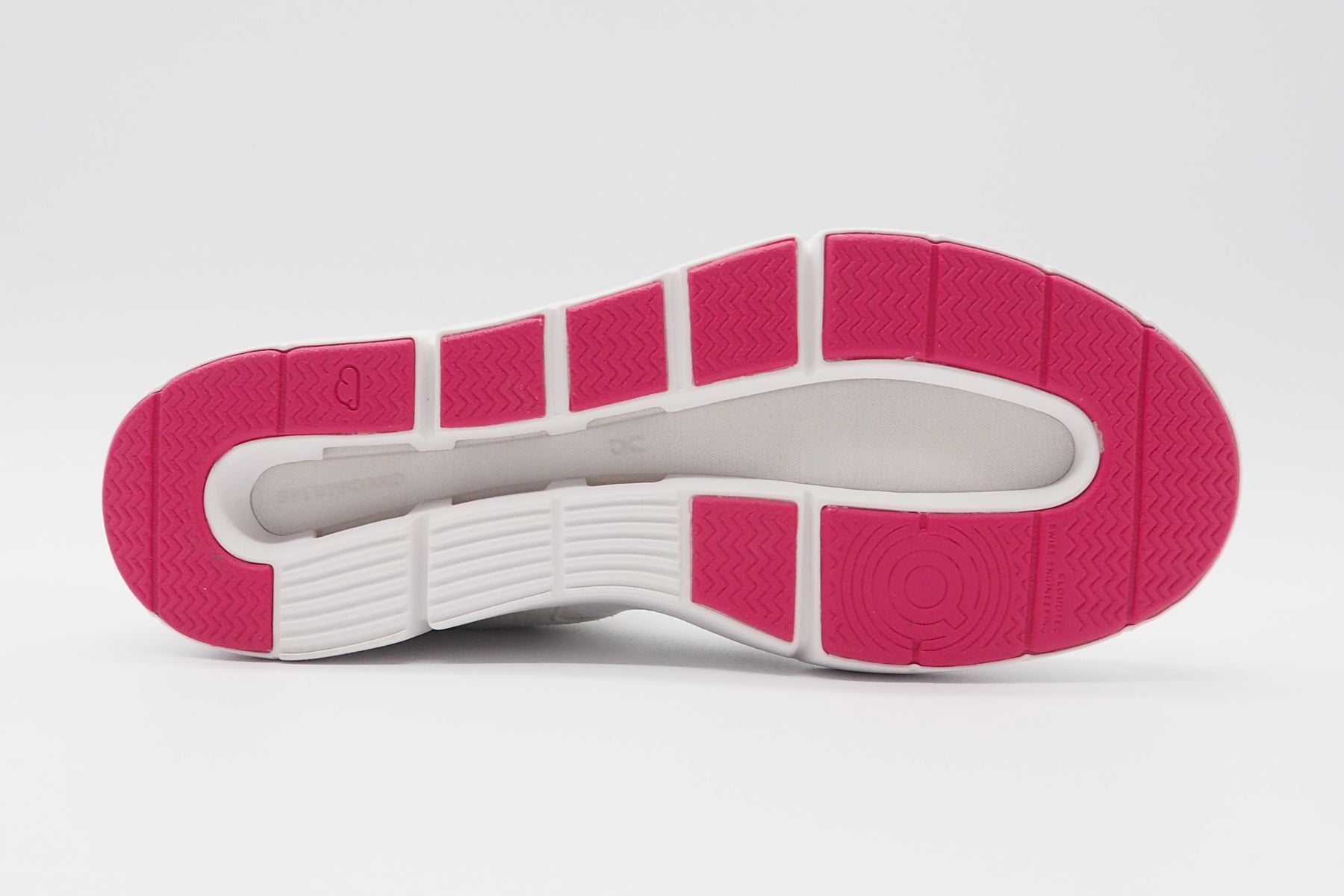 Damen Sneaker "THE ROGER Clubhouse" aus Leder & Veloursleder in Sand & Cerise Damen Sneaker On