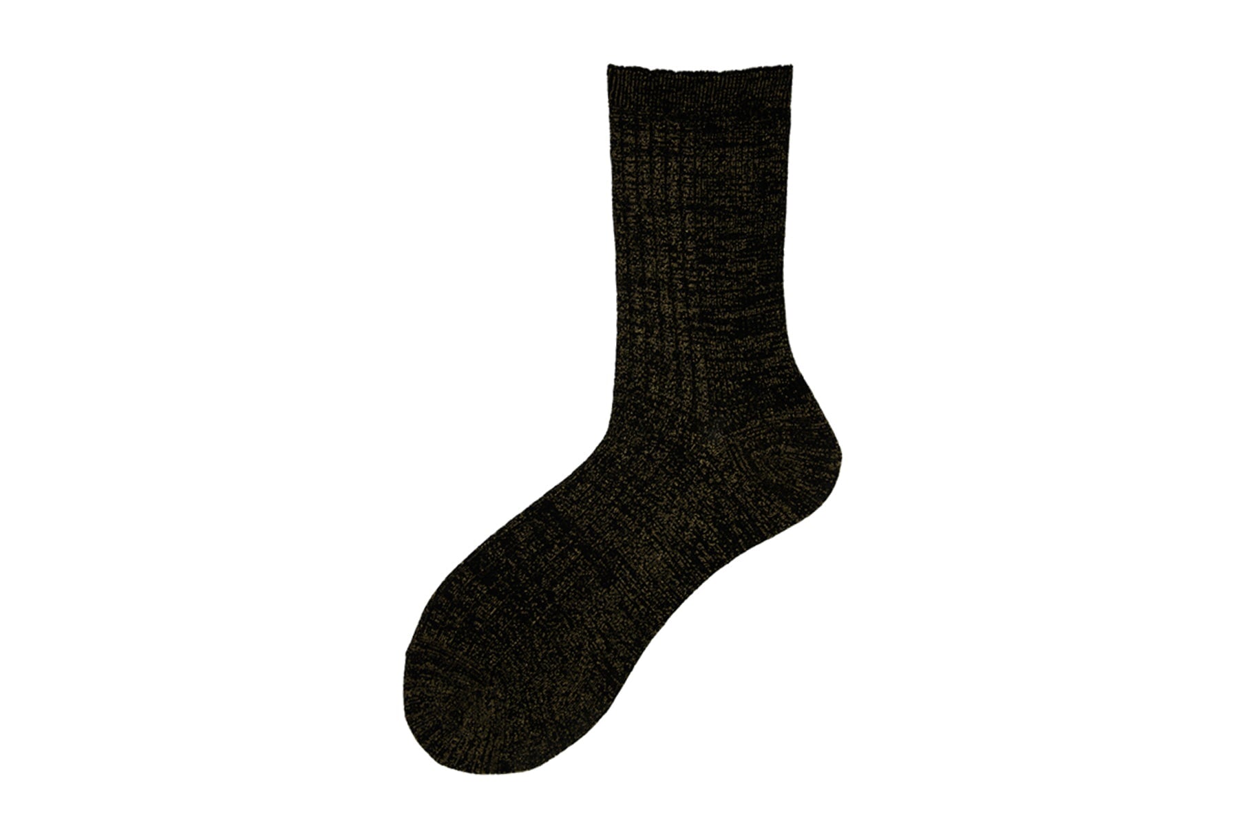 Damen Socken aus Baumwolle in Schwarz mit goldenem Glitzerfaden - N.92 Damen Socken Alto Milano
