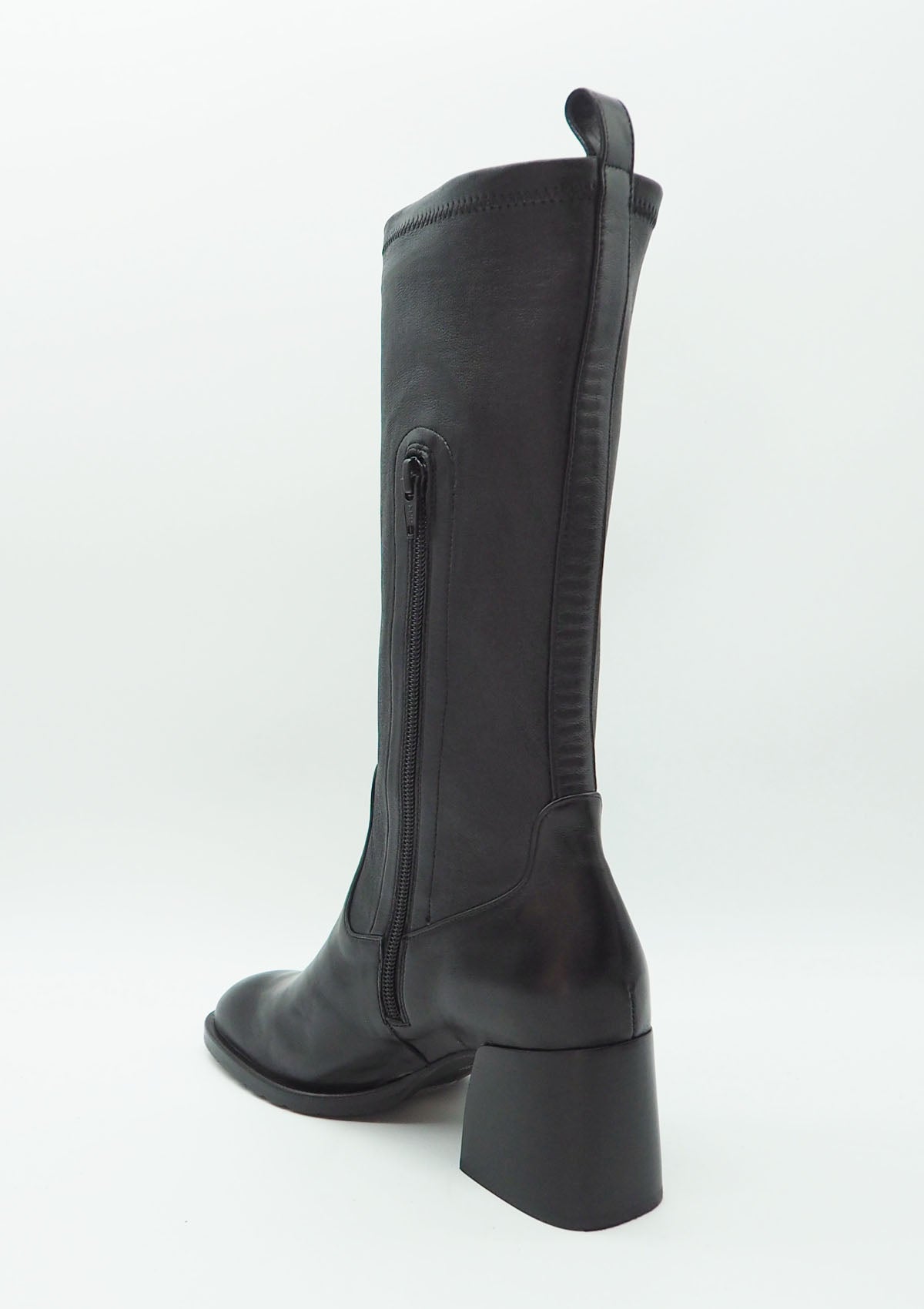 Damen Stiefel aus Leder in Schwarz - Absatz 6cm Damen Stiefel Mara Bini