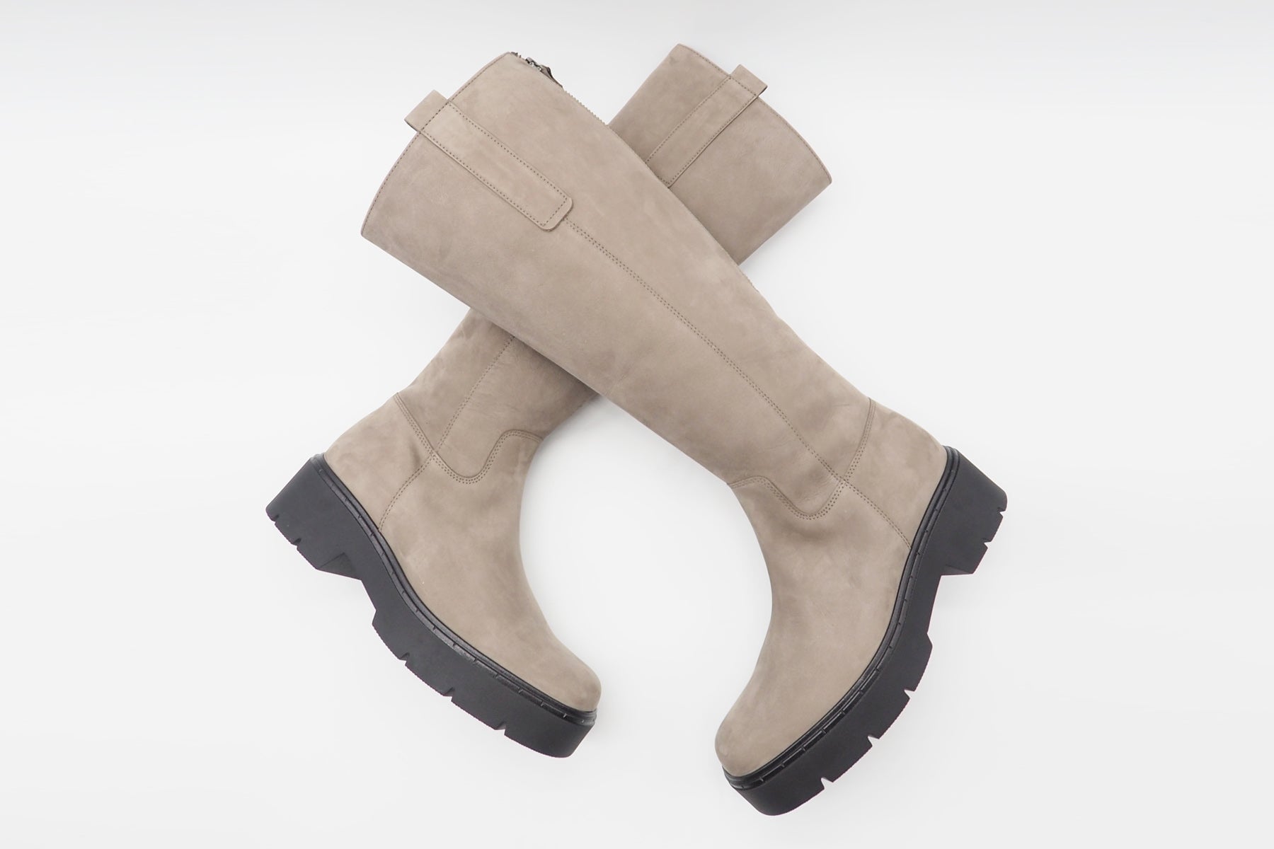 Damen Stiefel aus Nubukleder in Fango - Absatz 3cm Damen Stiefel Gabor