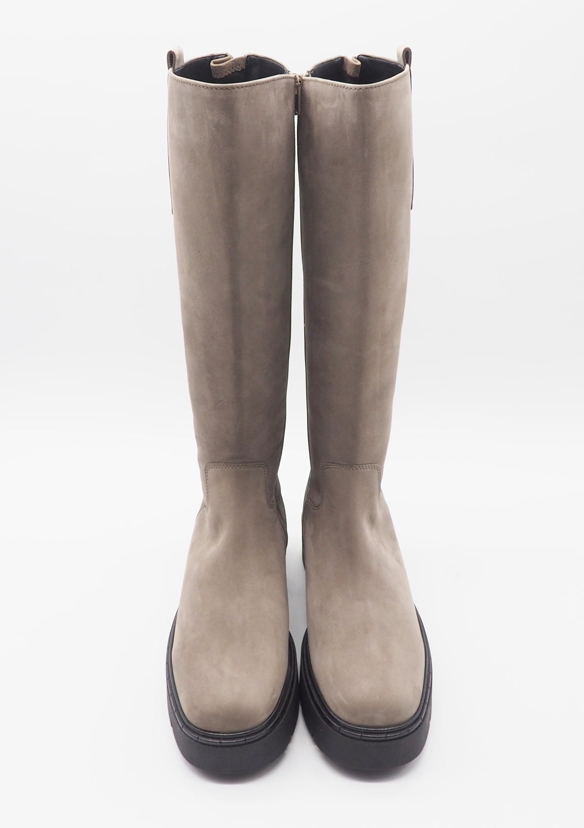 Damen Stiefel aus Nubukleder in Fango - Absatz 3cm Damen Stiefel Gabor