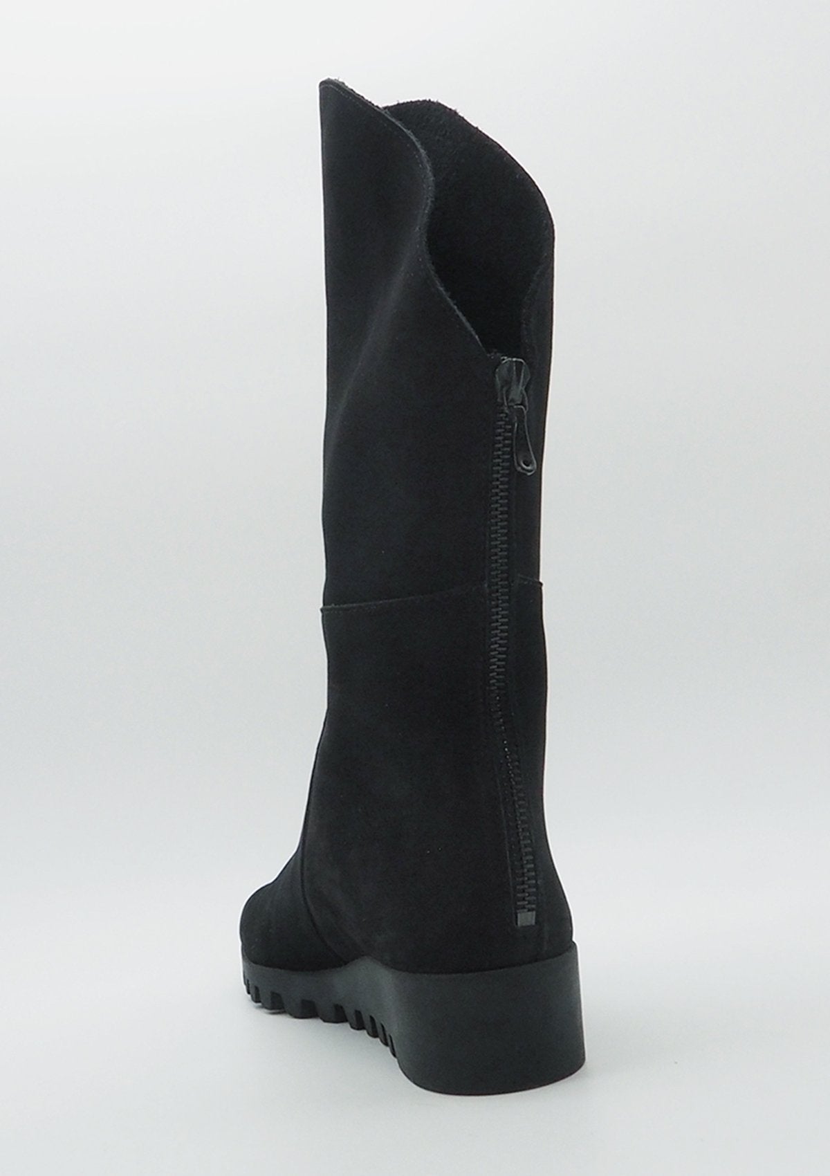 Damen Stiefel aus Nubukleder in Schwarz Damen Stiefel Arche