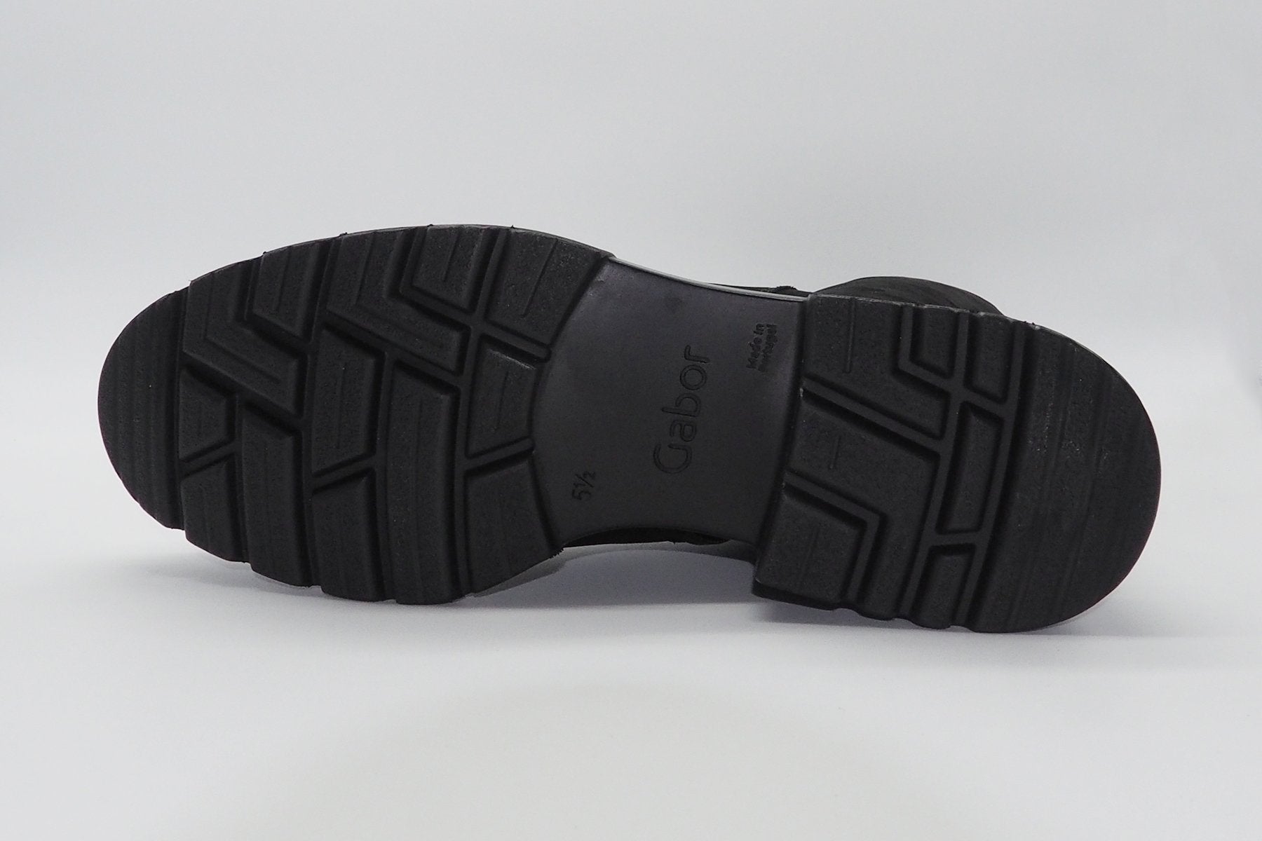 Damen Stiefel aus Veloursleder in Schwarz Damen Stiefel Gabor