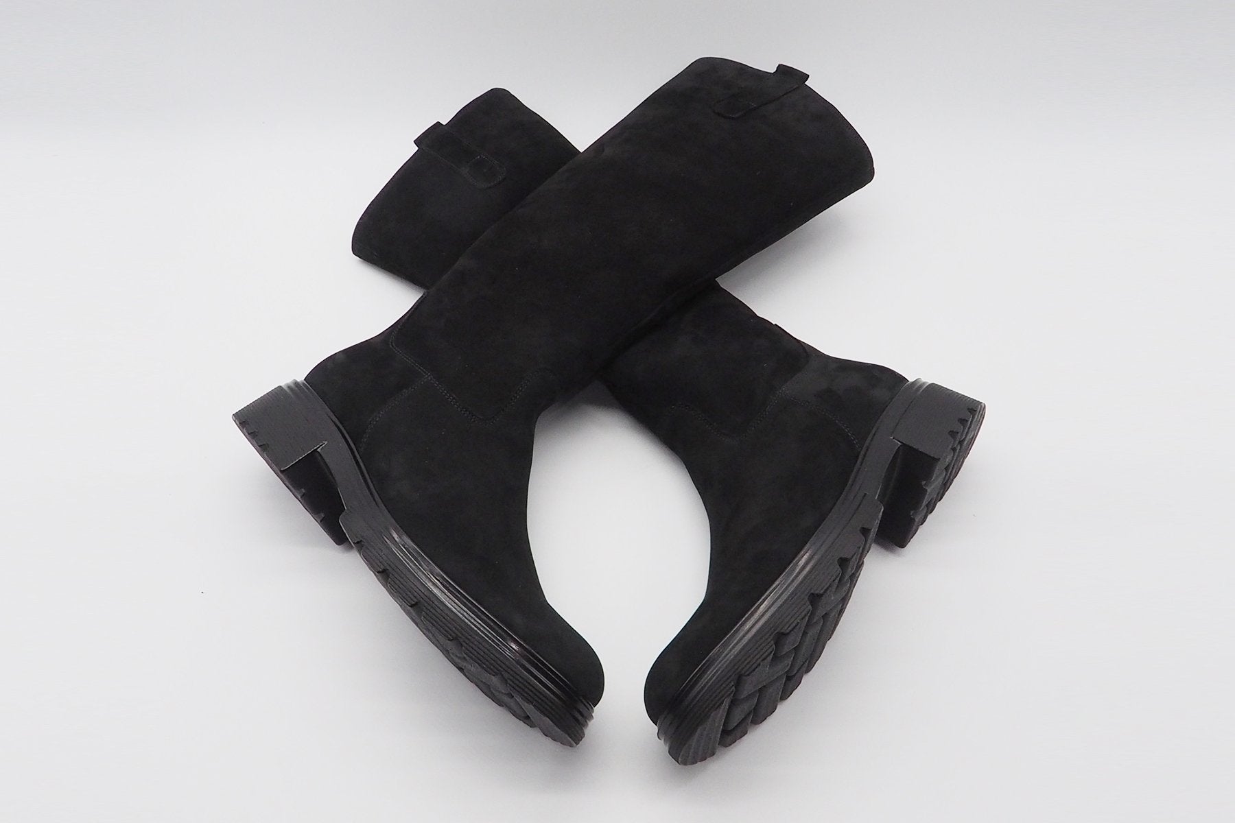 Damen Stiefel aus Veloursleder in Schwarz Damen Stiefel Gabor