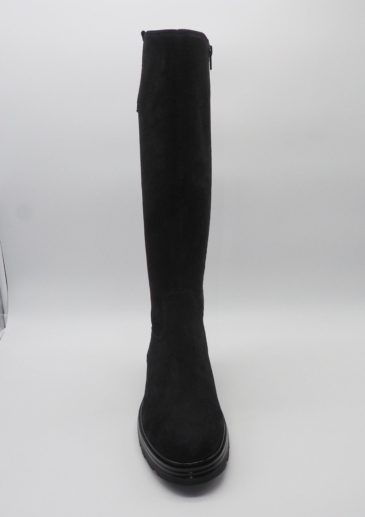 Damen Stiefel aus Veloursleder in Schwarz Damen Stiefel Gabor