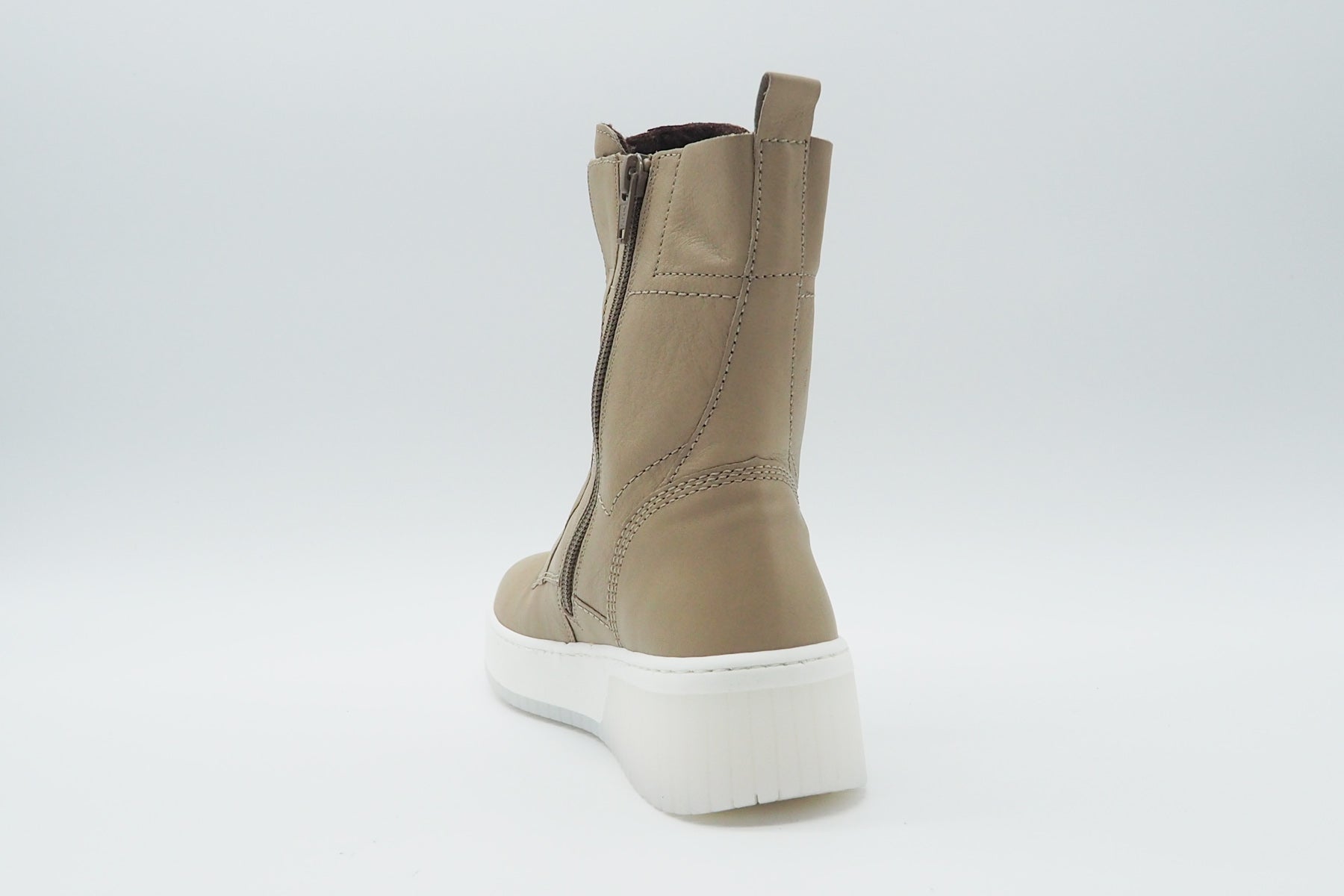 Damen Stiefelette aus Glattleder in Beige - Absatz 5cm Damen Stiefeletten Gabor