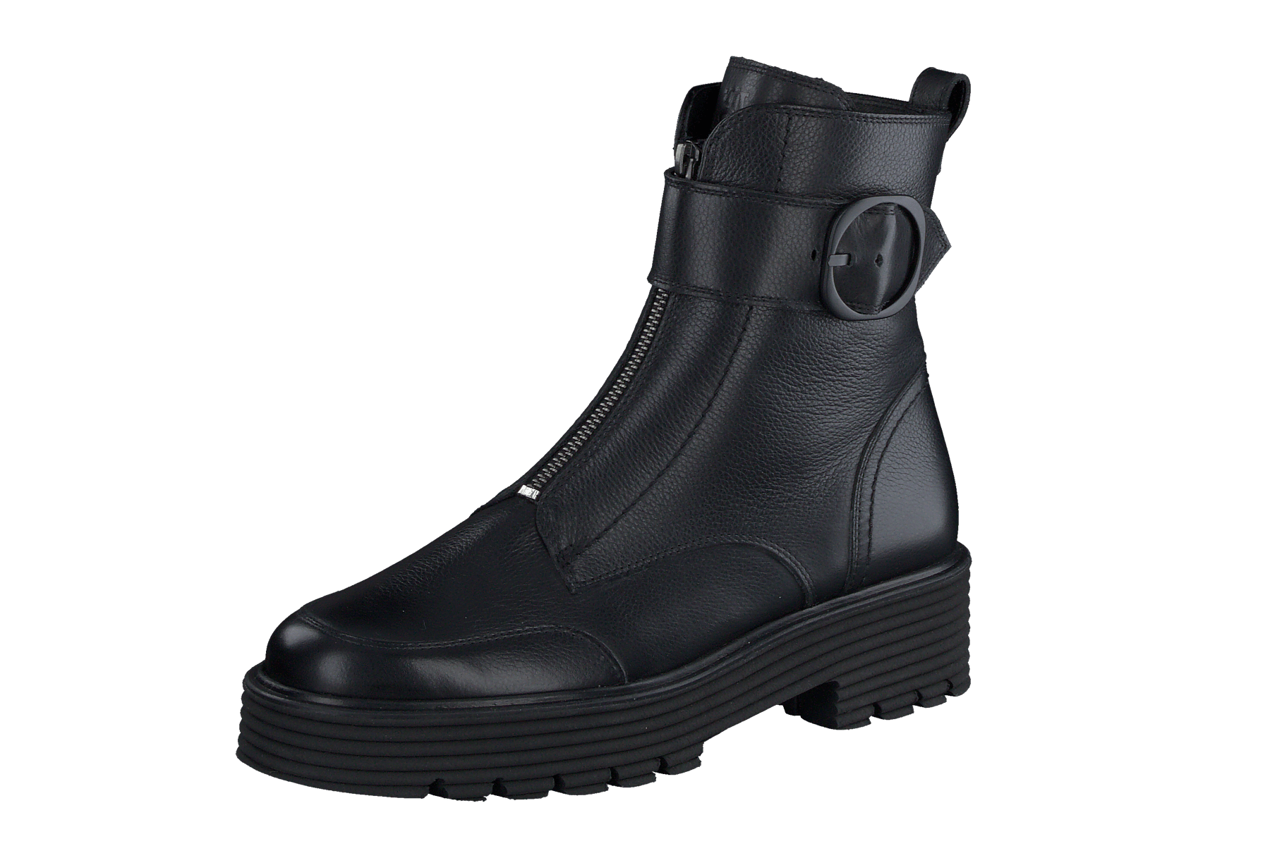 Damen Stiefelette aus Glattleder in Schwarz - Absatz 2cm Damen Stiefeletten Paul Green