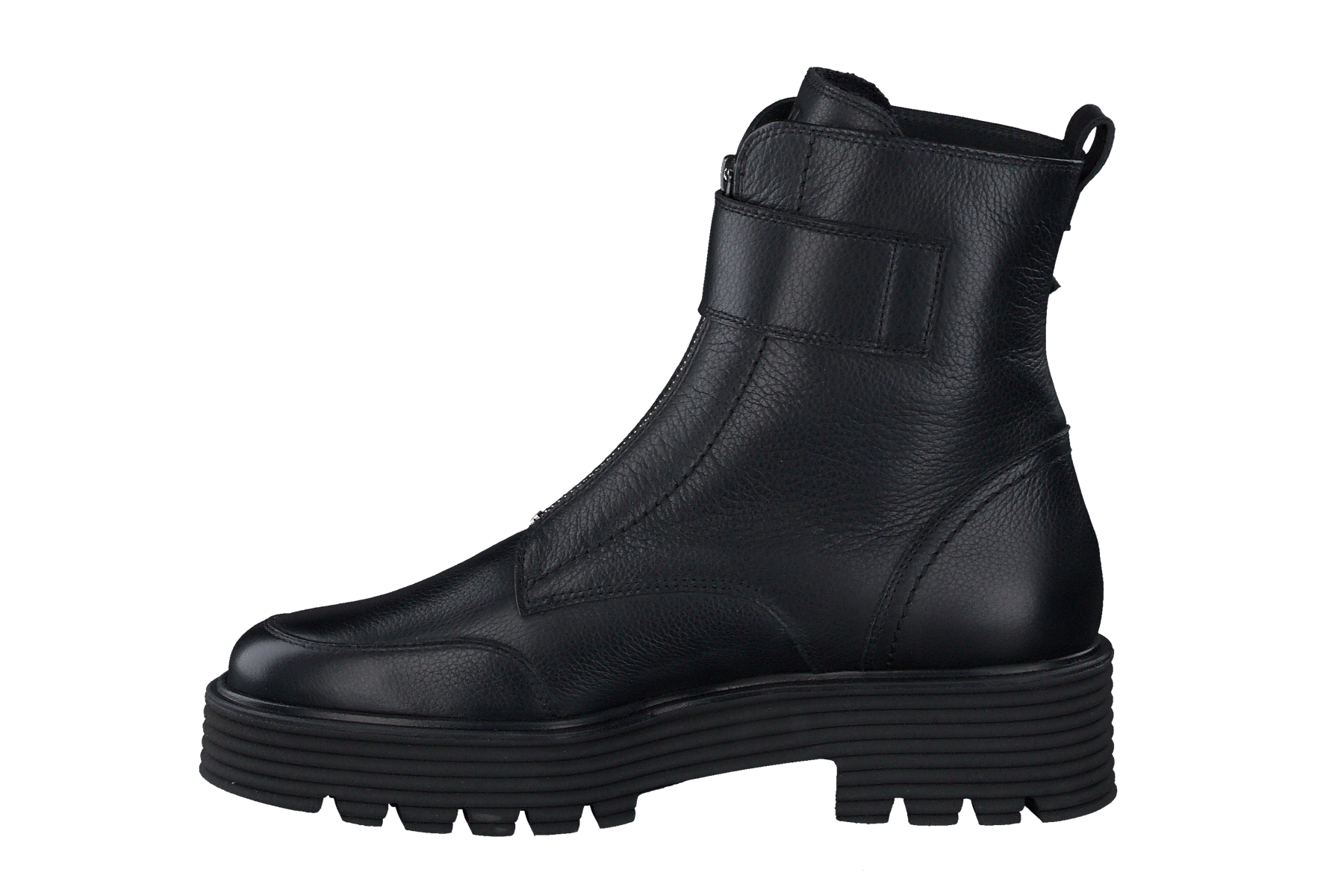 Damen Stiefelette aus Glattleder in Schwarz - Absatz 2cm Damen Stiefeletten Paul Green