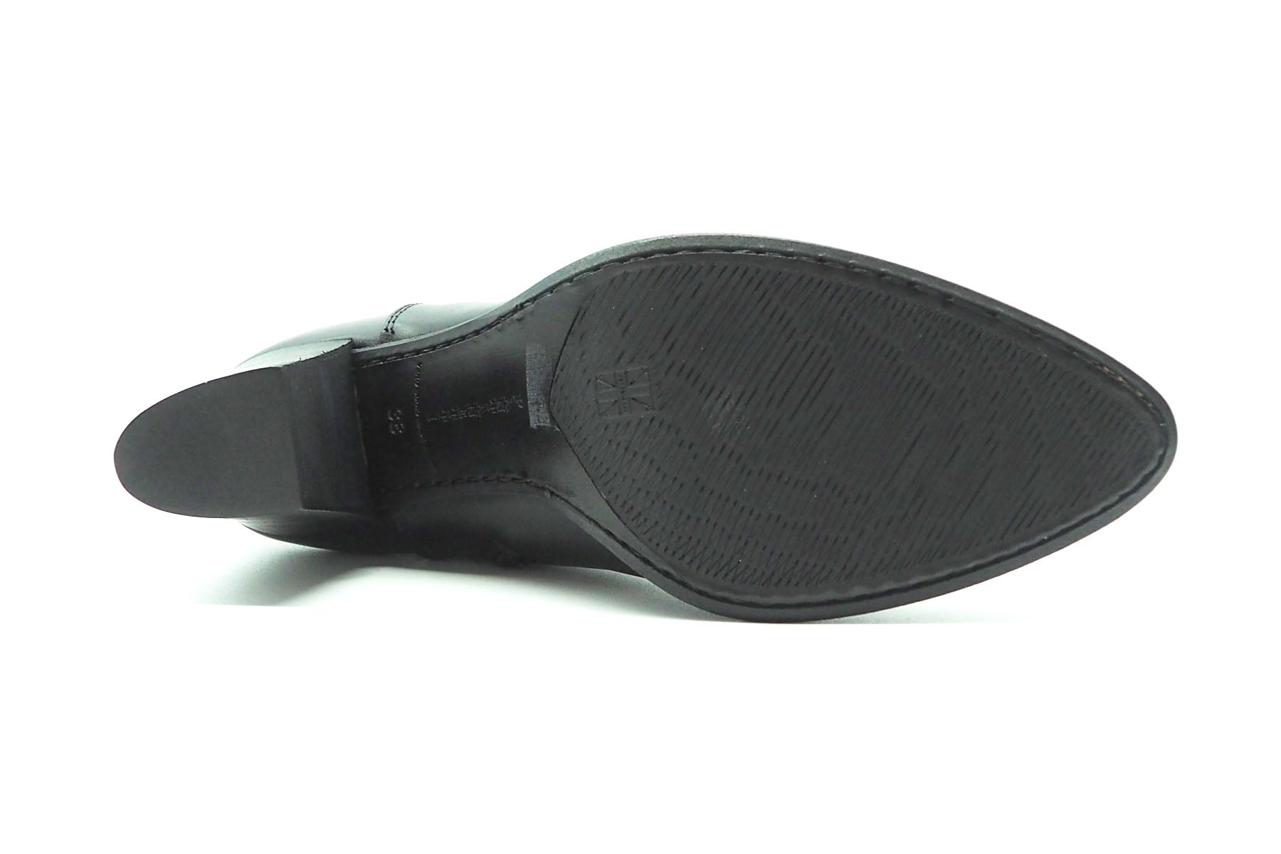 Damen Stiefelette aus Glattleder in Schwarz - Absatz 9cm Damen Stiefeletten Pantanetti