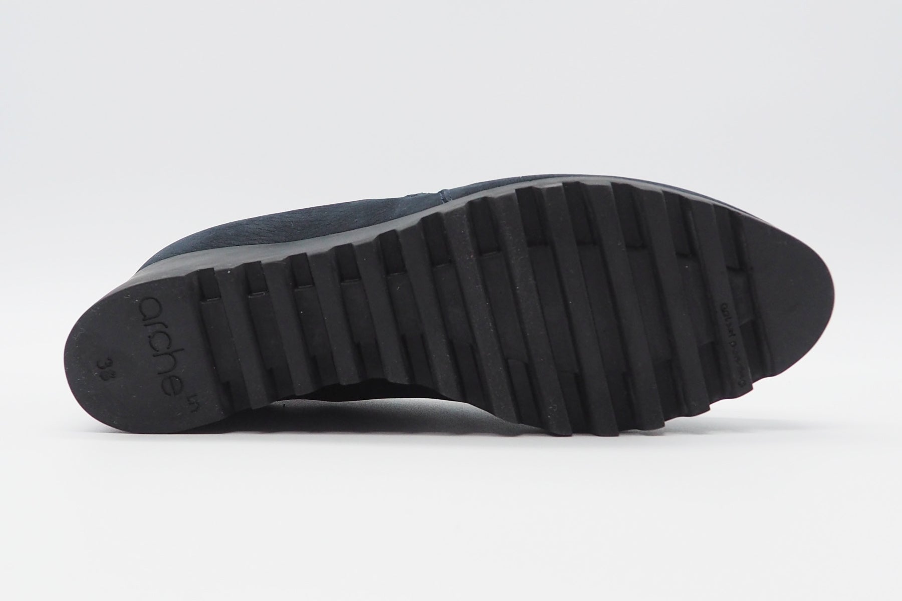 Damen Stiefelette "Laelem" aus Nubukleder in Dunkelblau - Absatz 5cm Damen Stiefeletten Arche