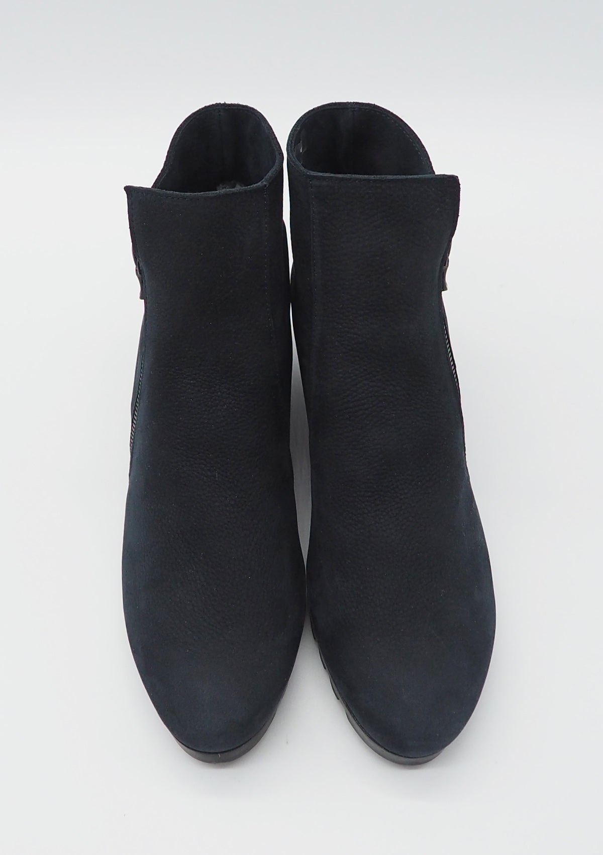 Damen Stiefelette "Laelem" aus Nubukleder in Dunkelblau - Absatz 5cm Damen Stiefeletten Arche