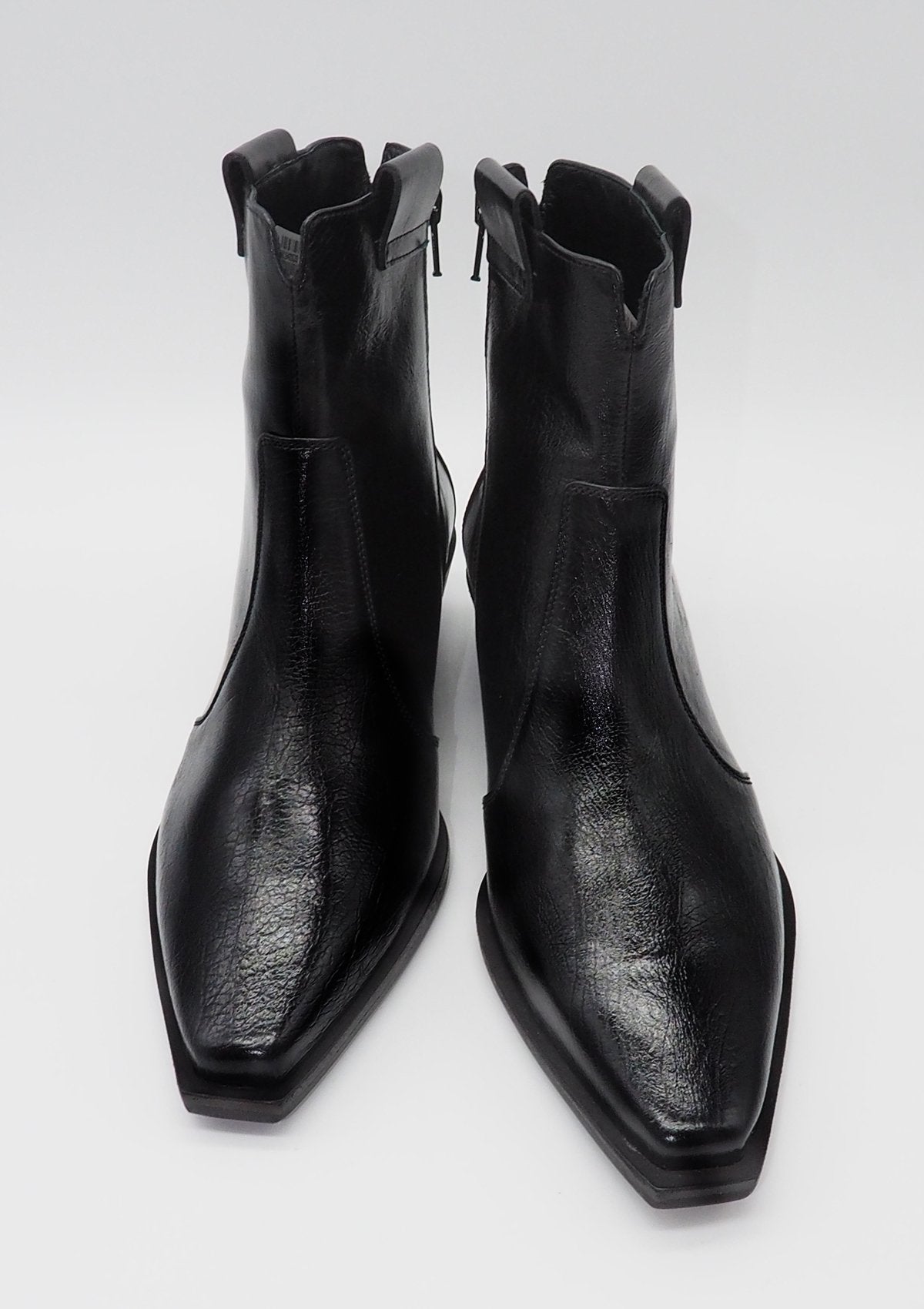 Damen Stiefeletten aus Cracked Leder in Schwarz Damen Stiefeletten Kennel & Schmenger