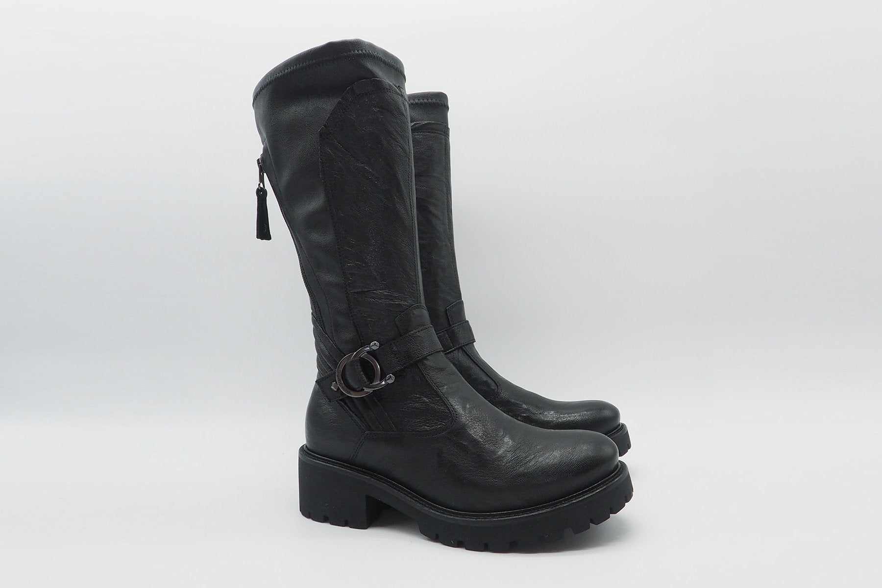 Nero Giardini Damen Stretchstiefel in Schwarz - Main Image