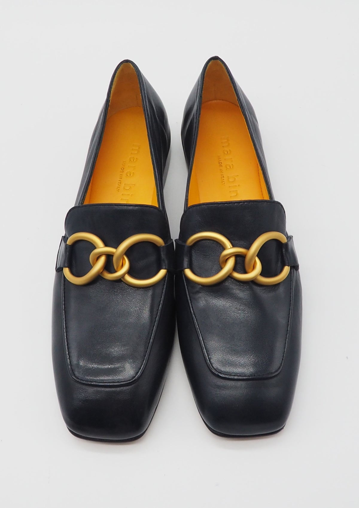 Edle Damen Loafer aus Leder in Dunkelblau - Gioia Damen Loafers & Schnürer Mara Bini