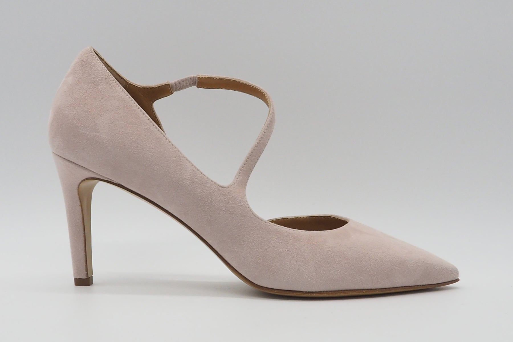 Edle Damen Pumps aus Veloursleder in Skin - Absatz 8cm Damen Pumps & Slings Karin