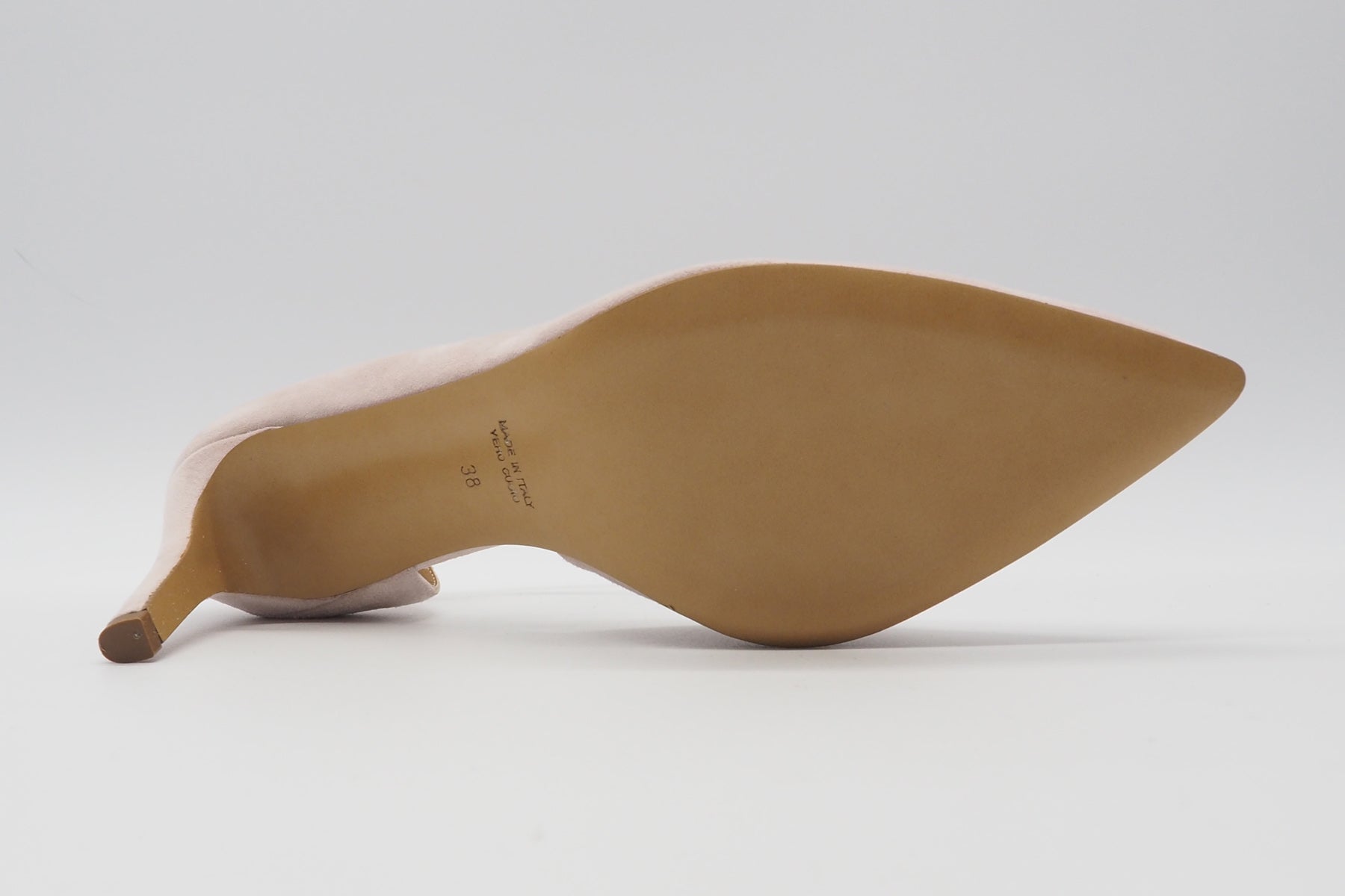 Edle Damen Pumps aus Veloursleder in Skin - Absatz 8cm Damen Pumps & Slings Karin