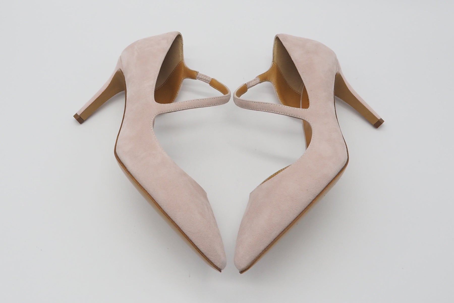 Edle Damen Pumps aus Veloursleder in Skin - Absatz 8cm Damen Pumps & Slings Karin